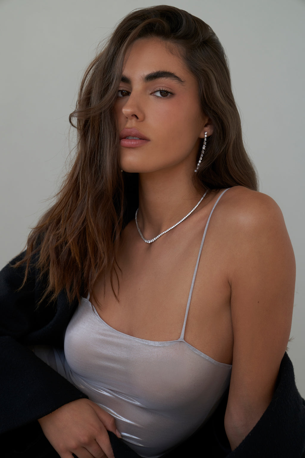 Gradient Amina Tennis Necklace