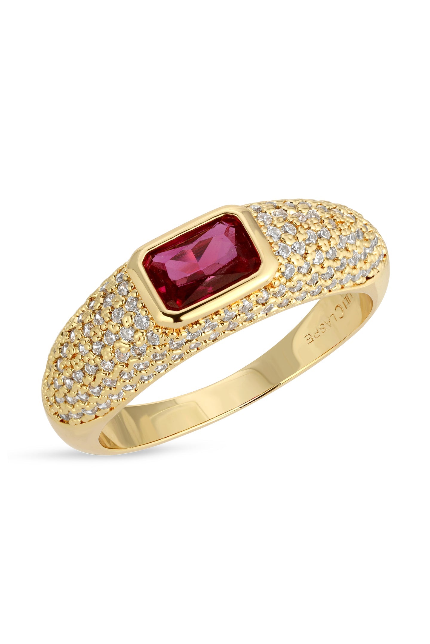 Ruby Pave Ring