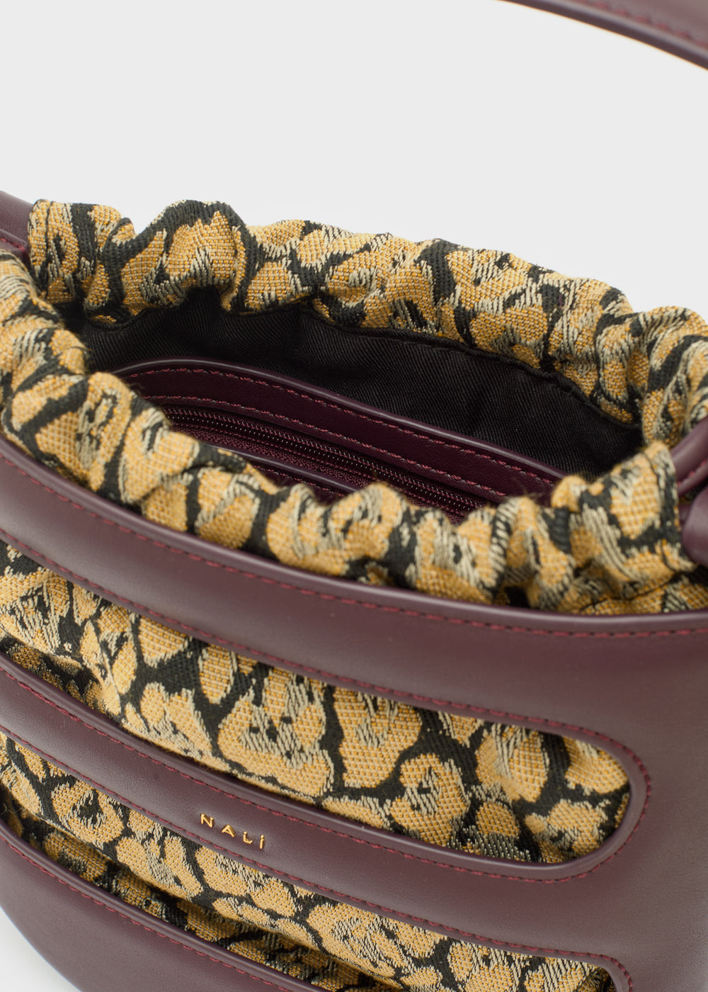 Bordeaux Jacqueline Bucket Bag