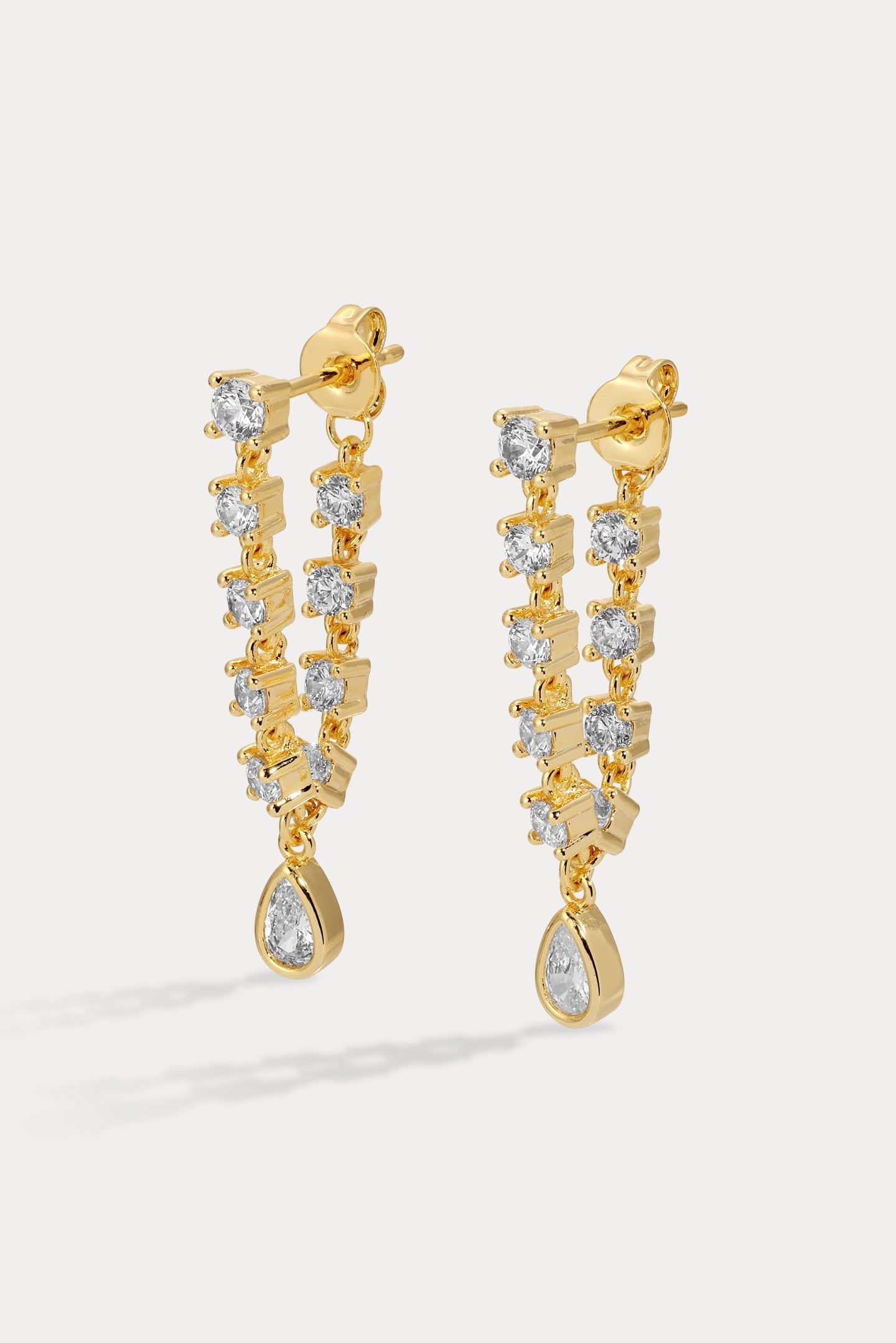 Small Stephie Bezel Earrings