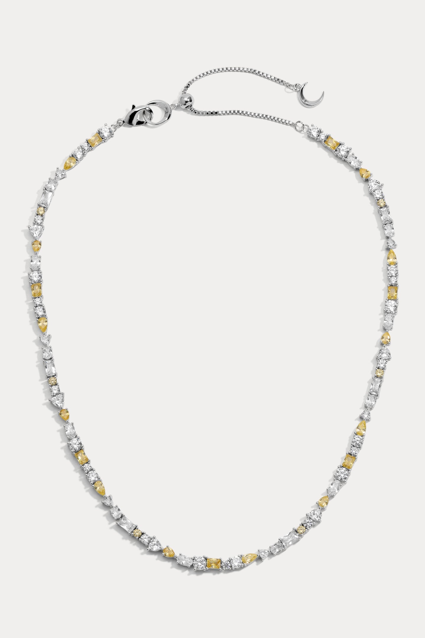 Yellow Sapphire Mavis Tennis Necklace
