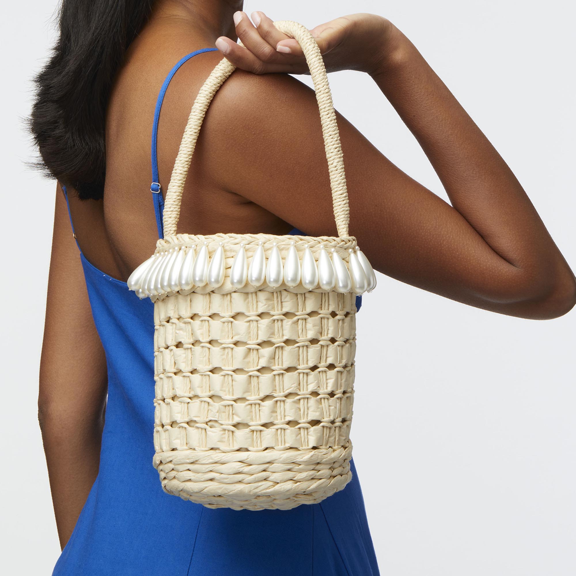 Bahari Pearl Basket Tote