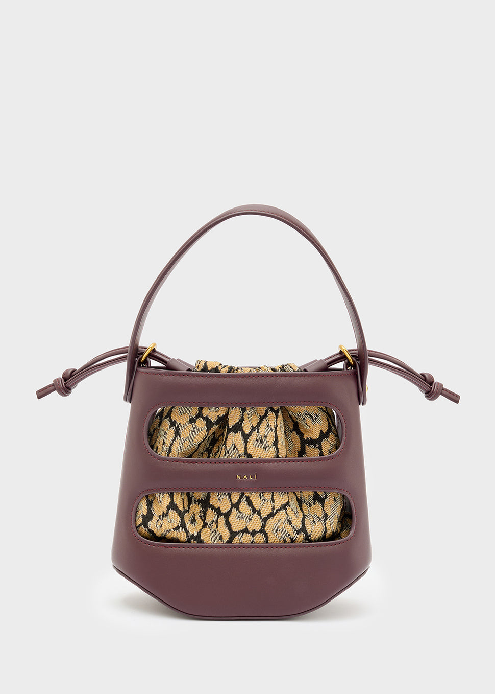 Bordeaux Jacqueline Bucket Bag