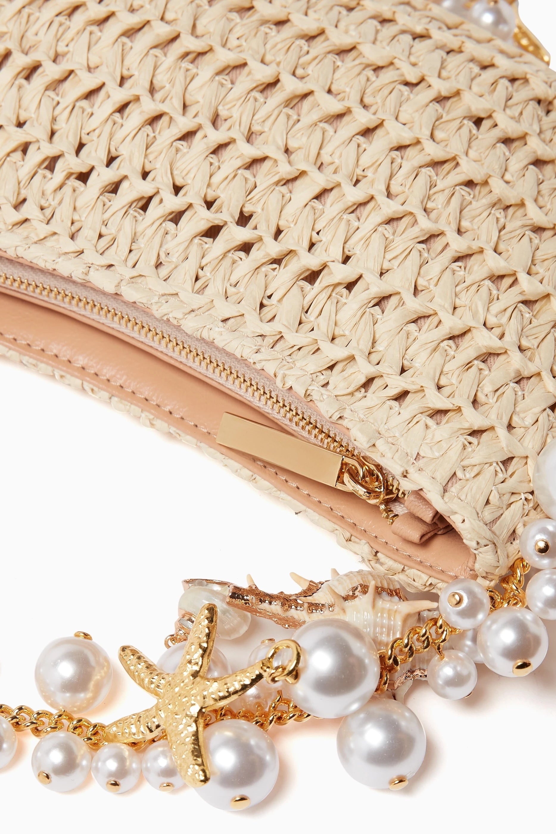 Bahari Raffia Shoulder Bag