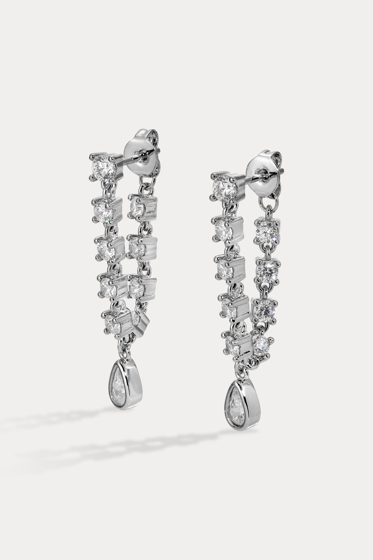 Small Stephie Bezel Earrings