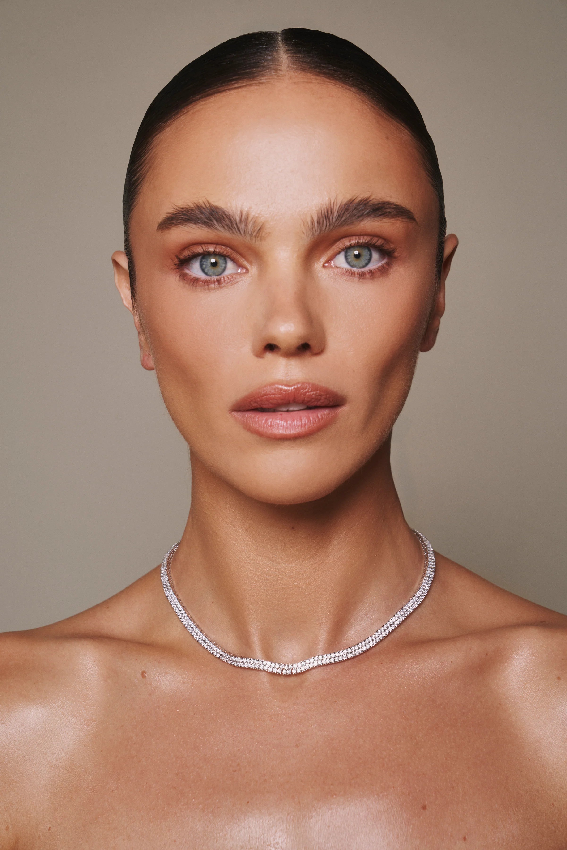 Rosaline Tennis Necklace