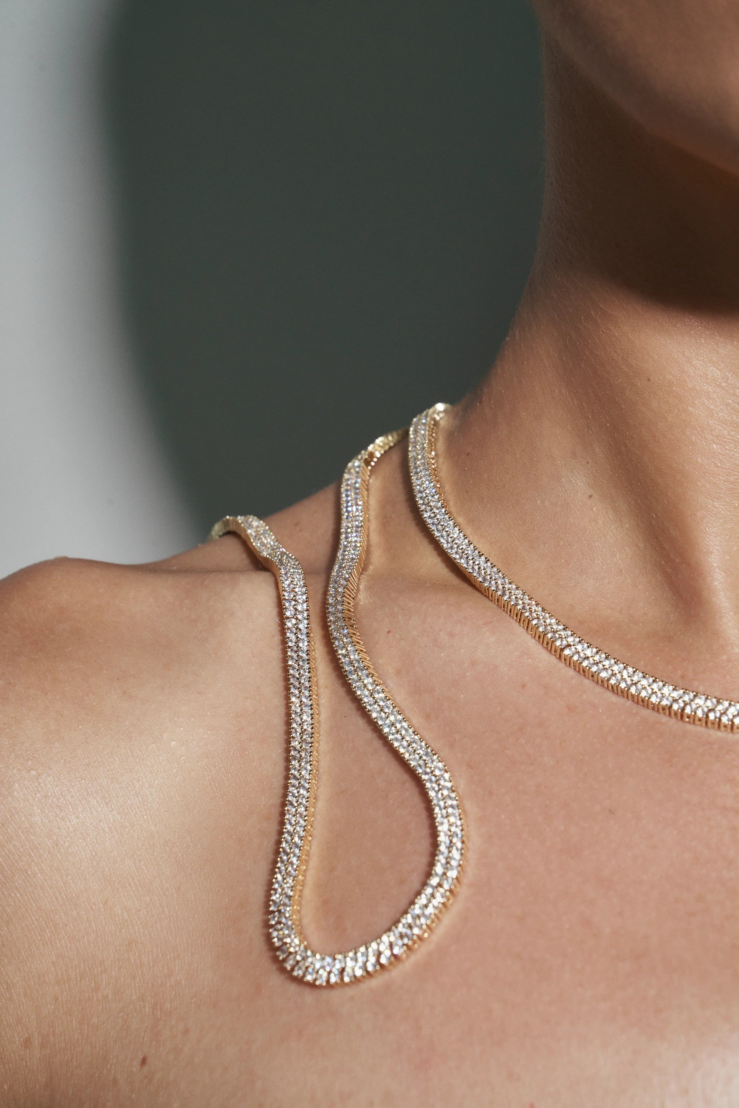 Rosaline Tennis Necklace