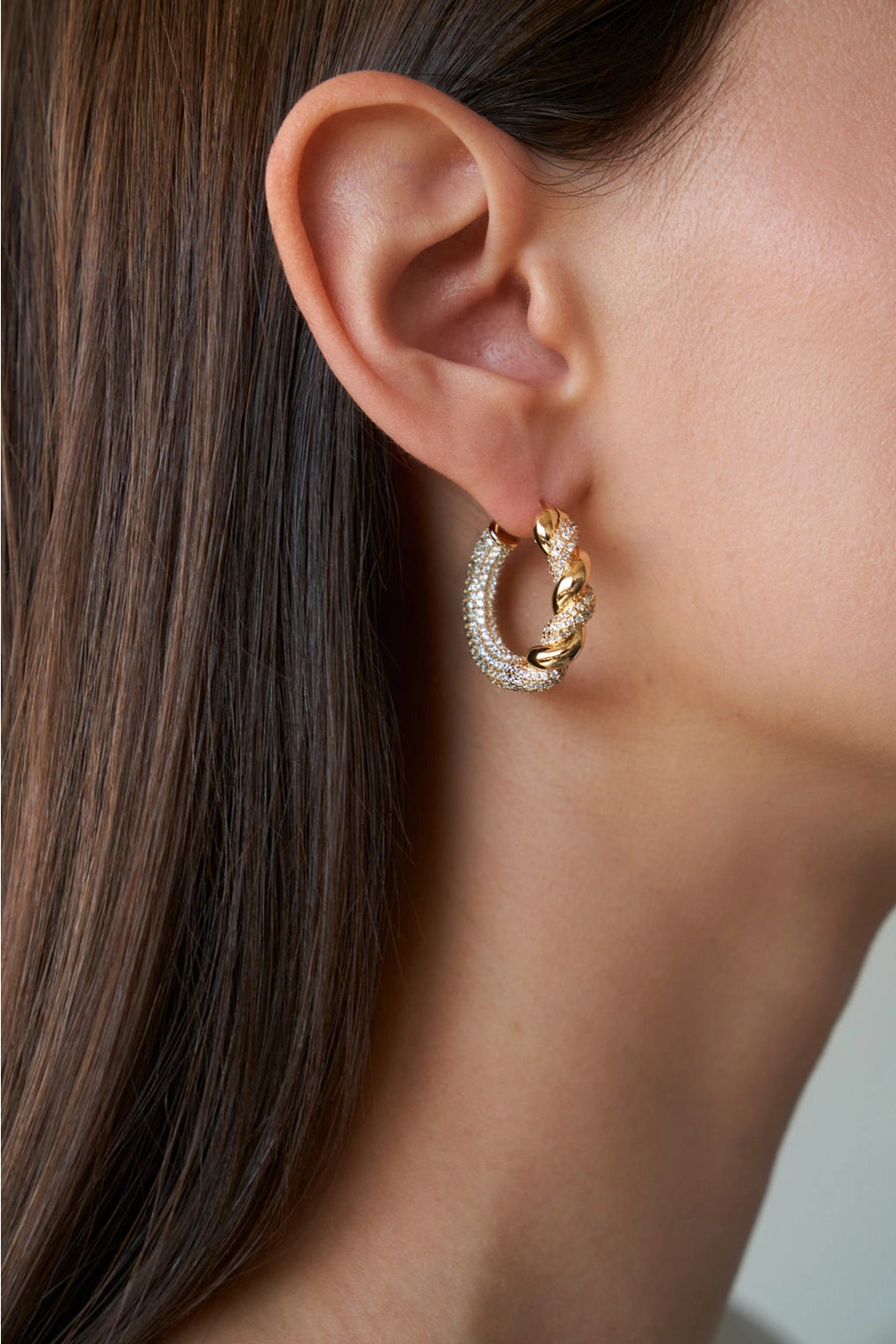 Pave Small Lilou Earrings