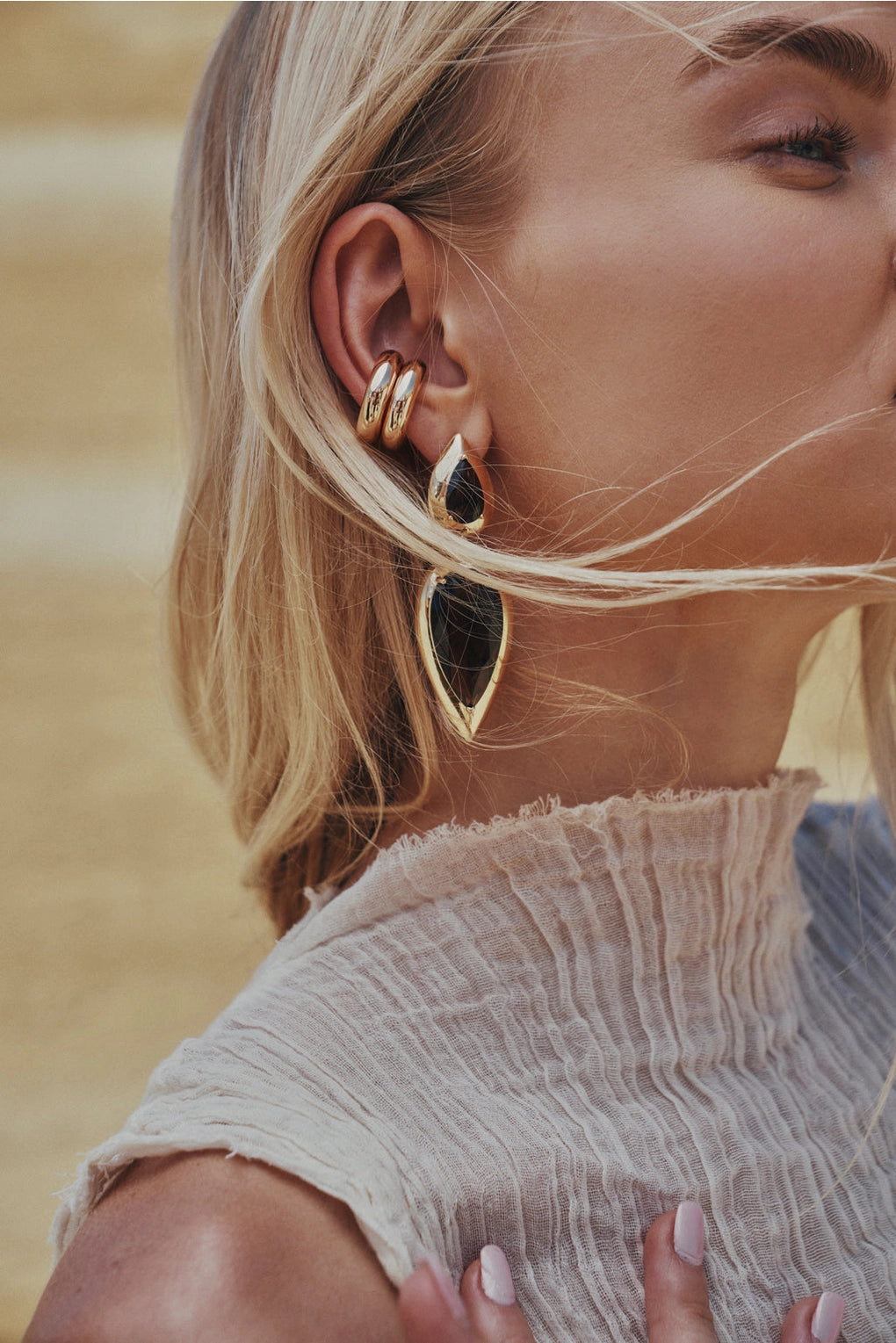 Imara Smoke Quartz Earrings