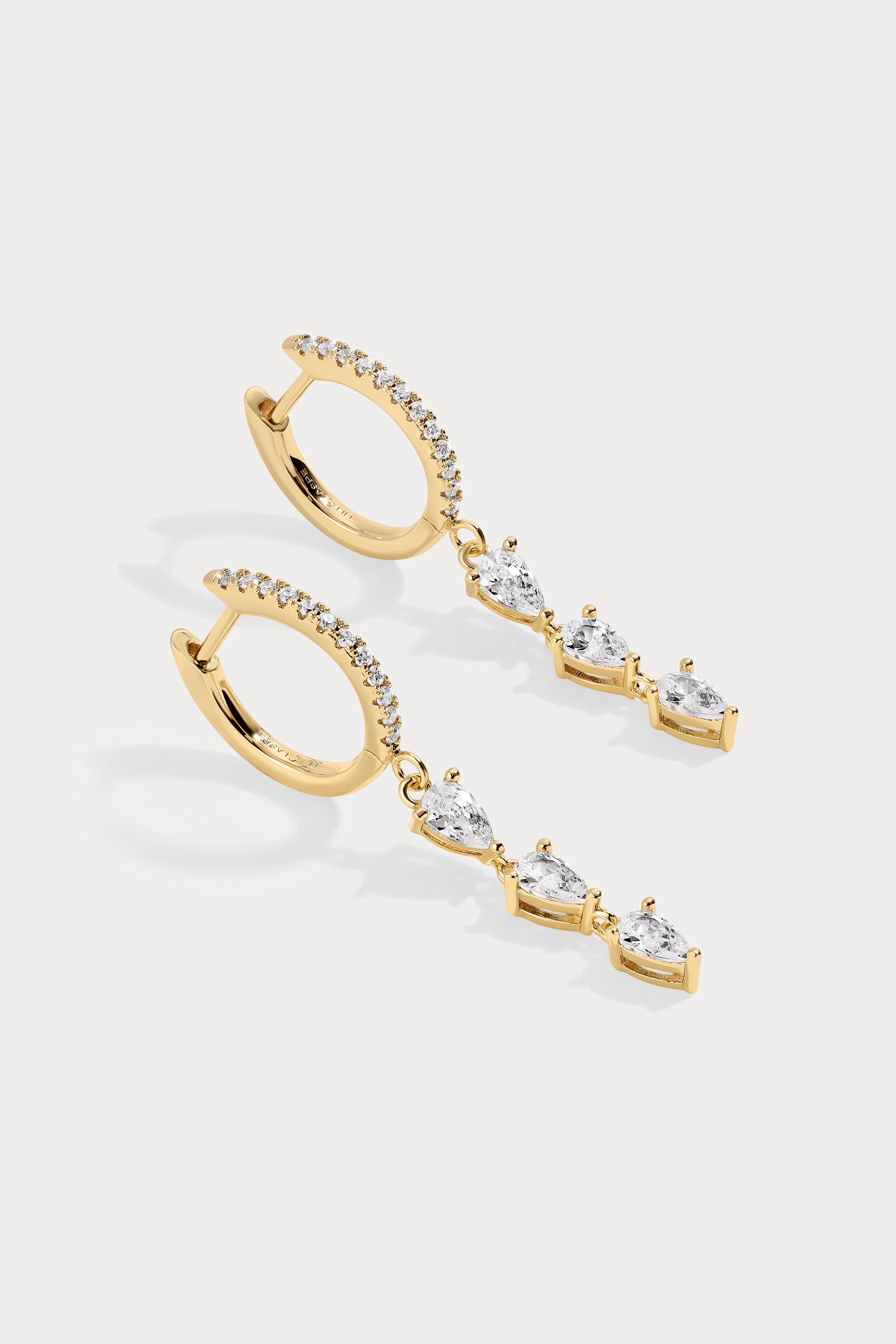 Cleo Pear Dusters - Earrings