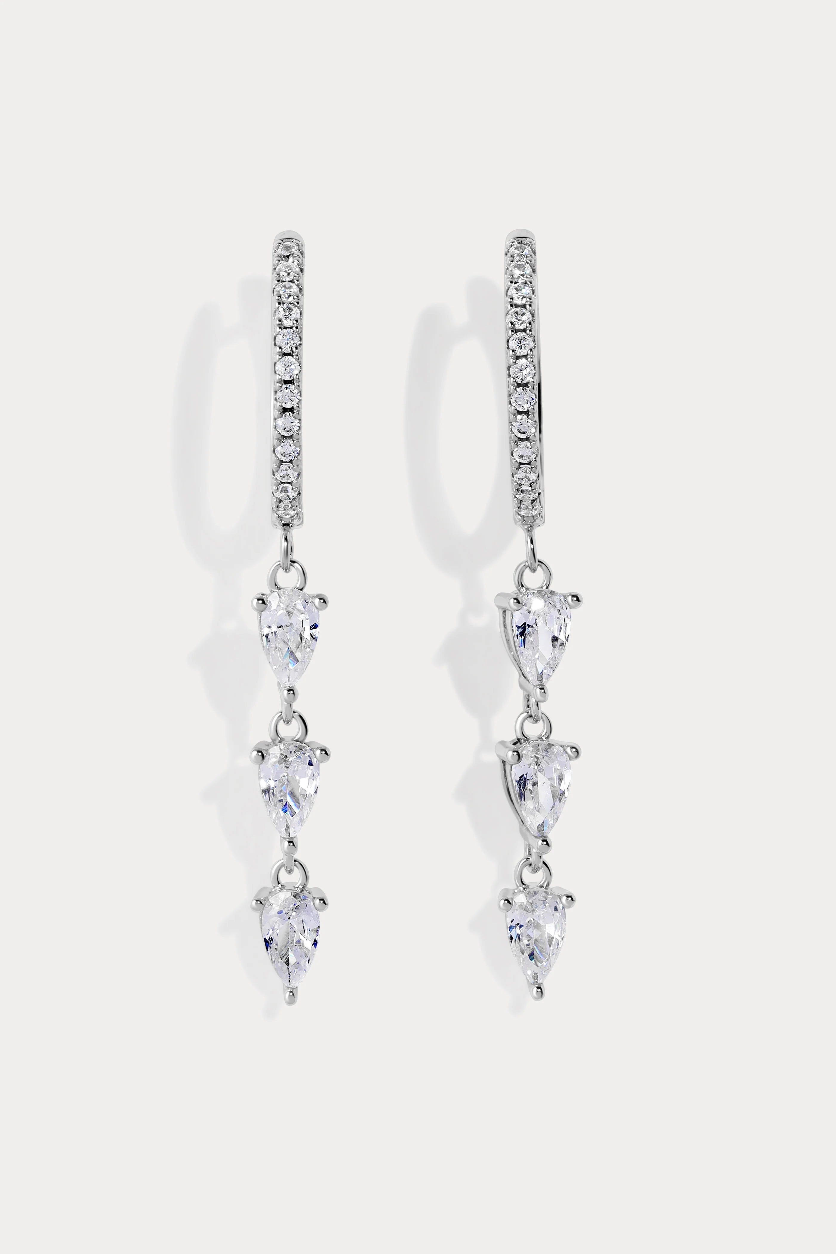 Cleo Pear Dusters - Earrings