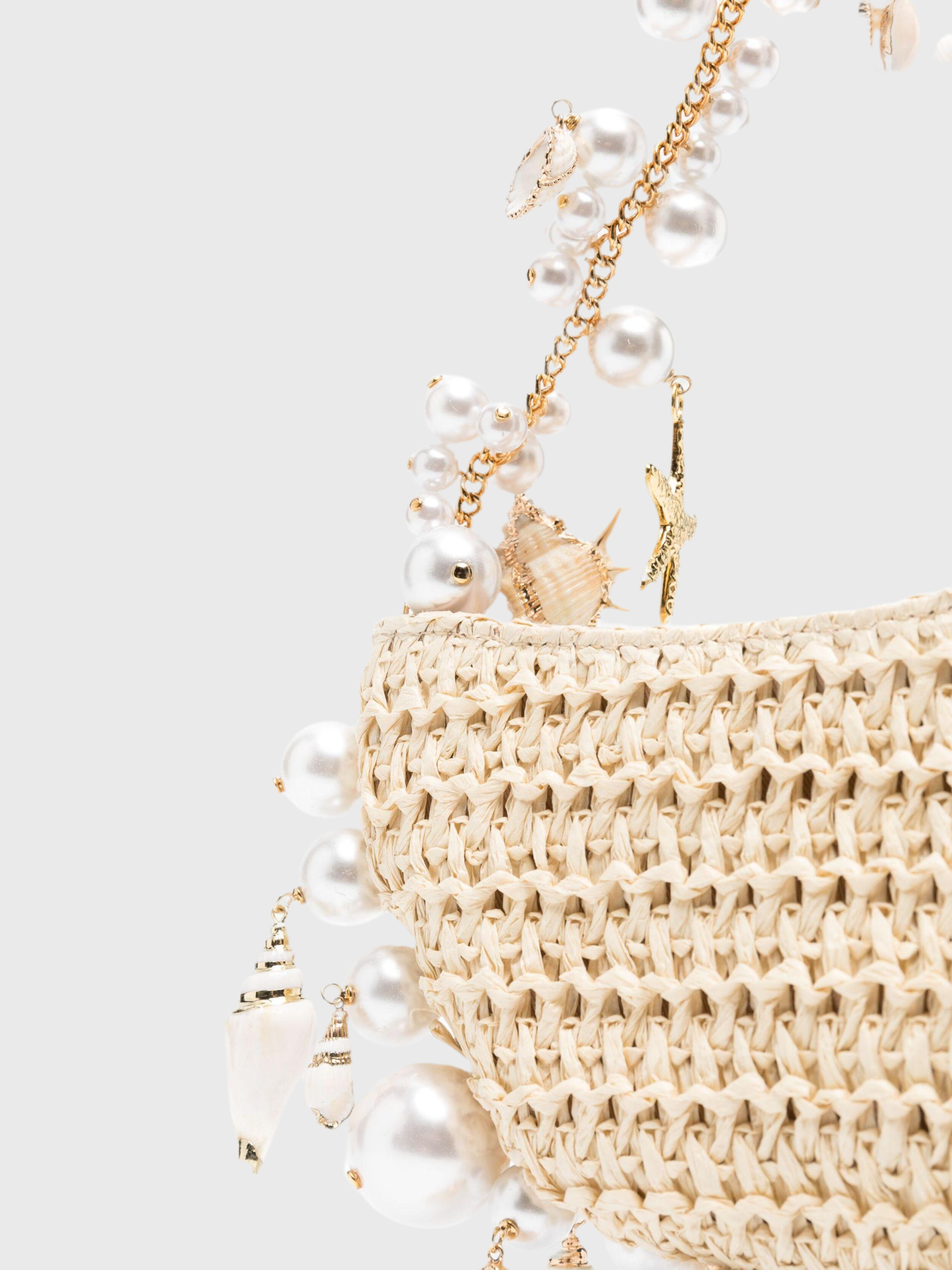 Bahari Raffia Shoulder Bag