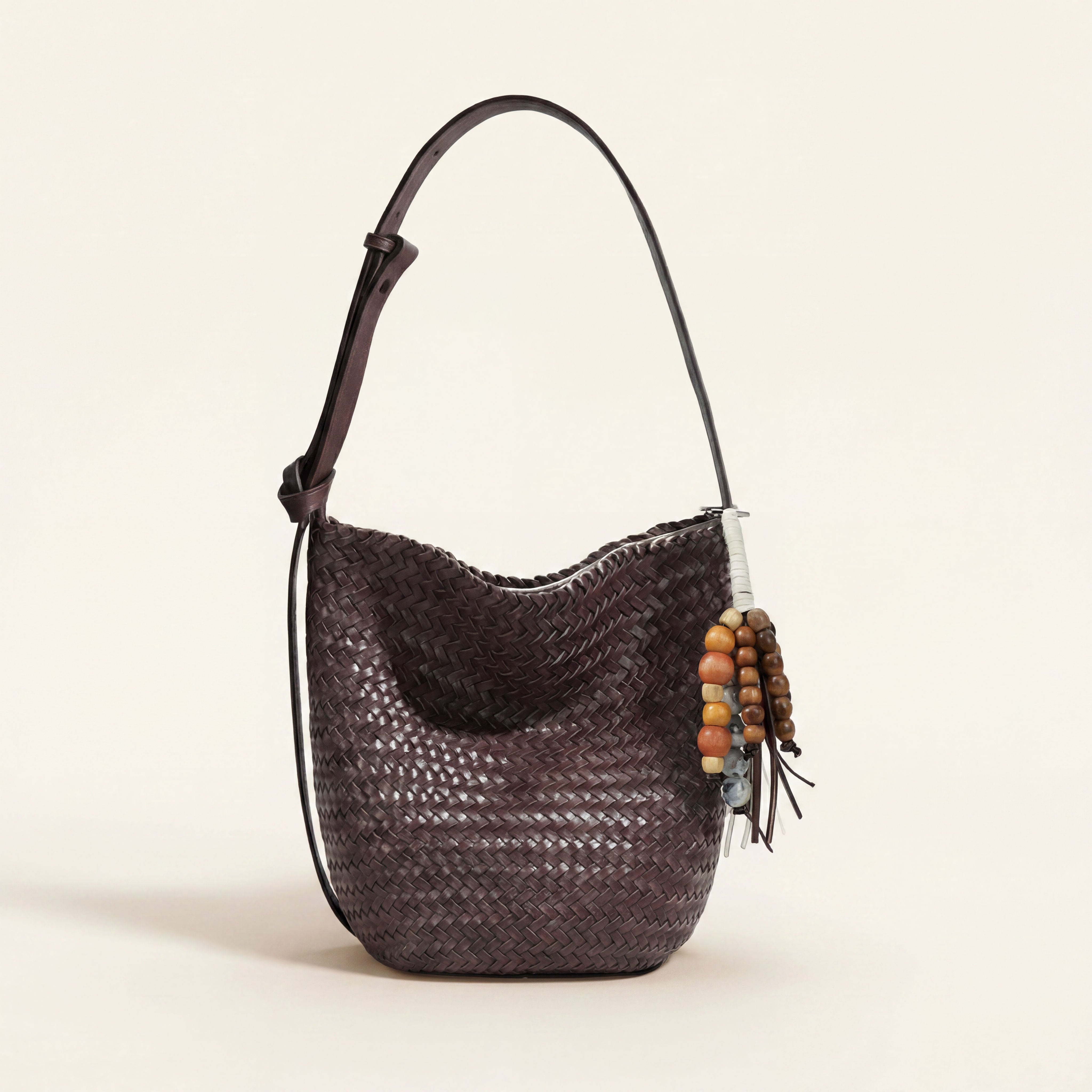 Kiondo Woven Bucket Bag in Espresso