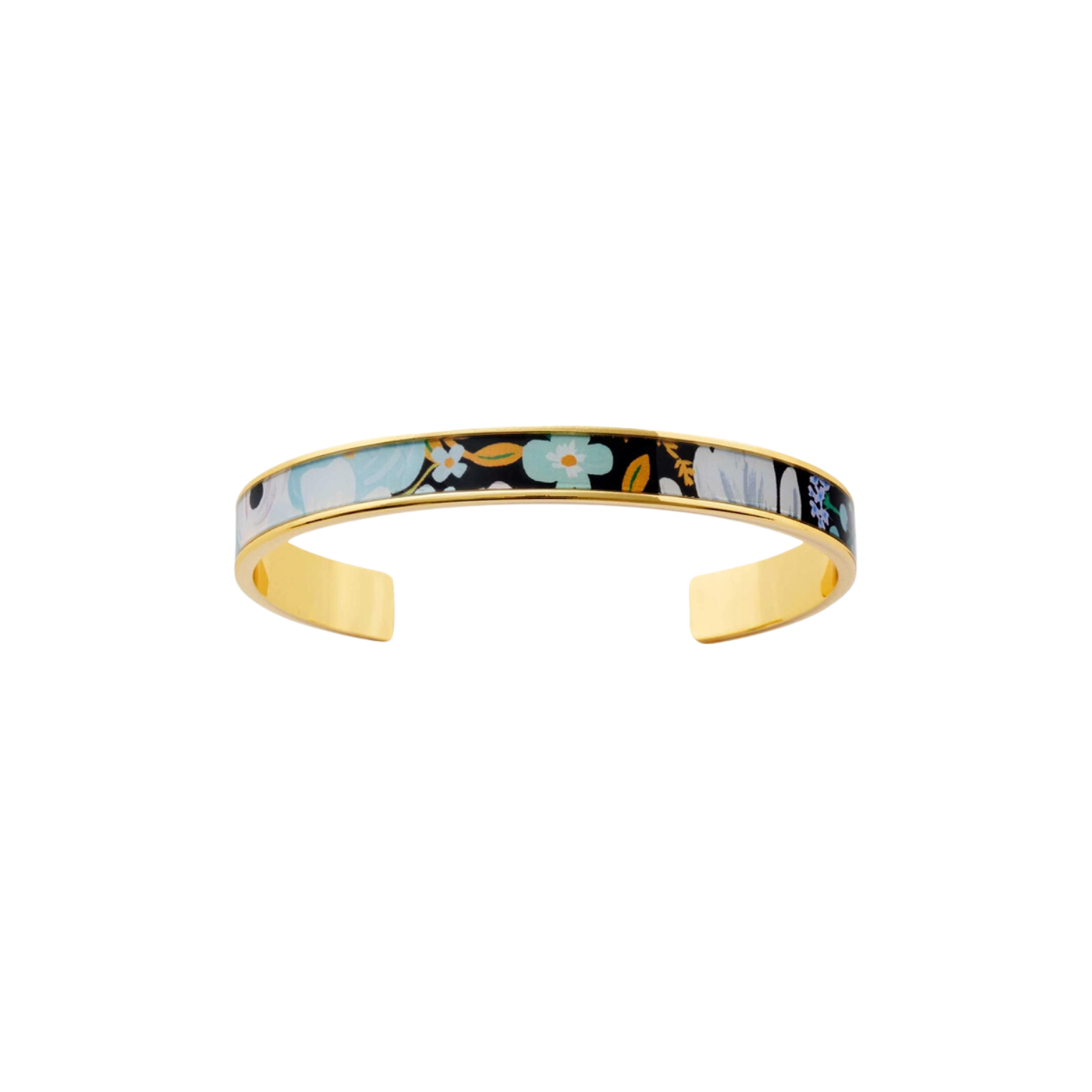 Garden Party Blue Skinny Cuff