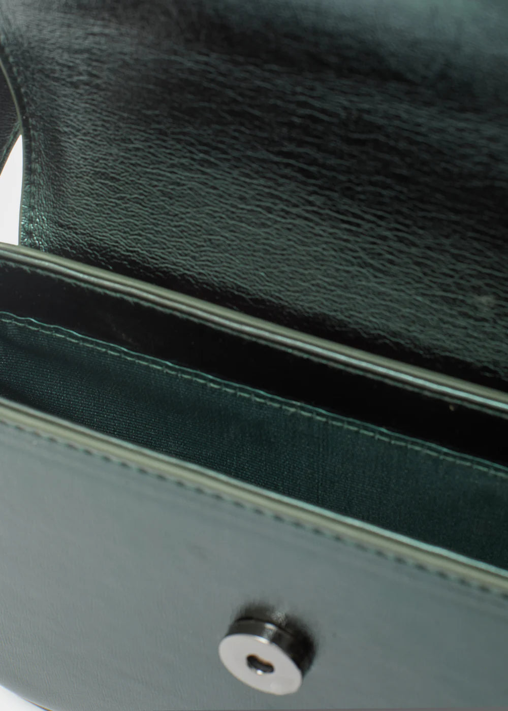 Emerald Gia Metallic Top-Handle Bag