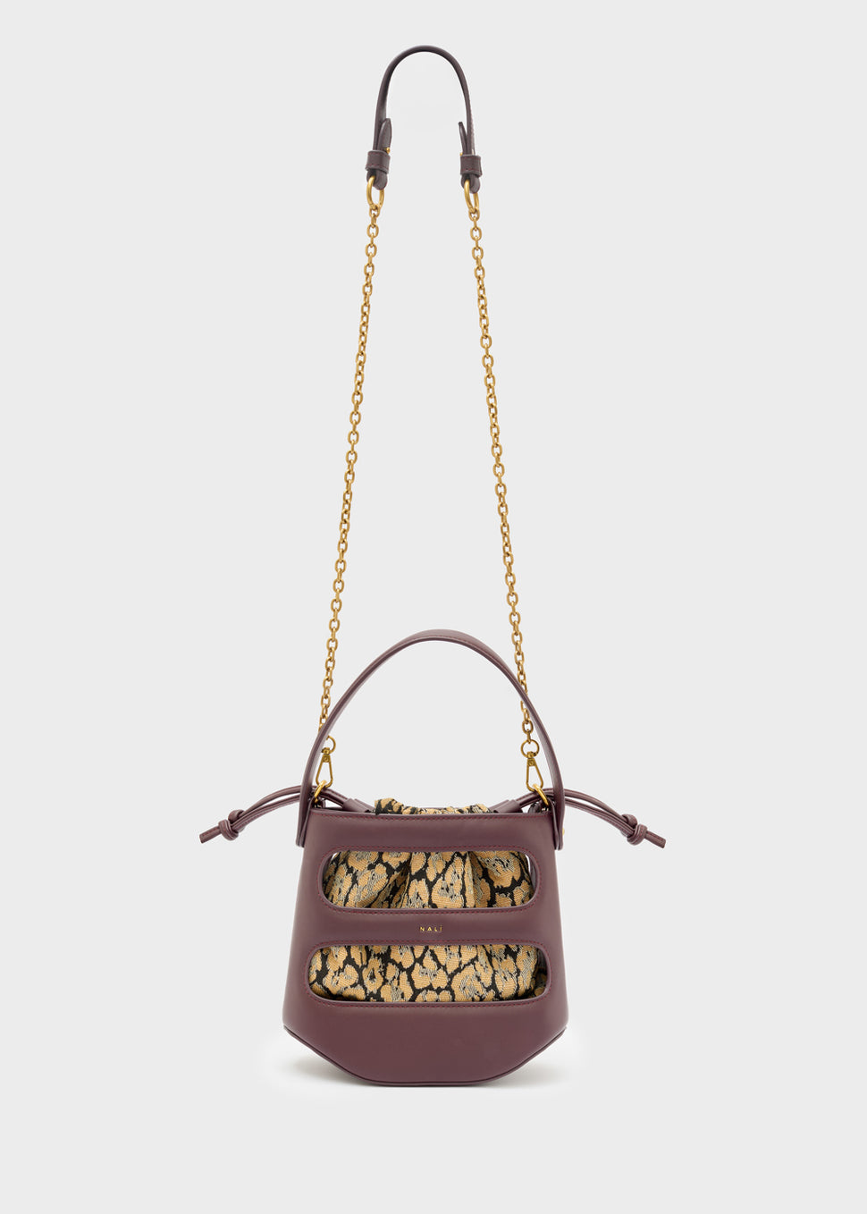 Bordeaux Jacqueline Bucket Bag