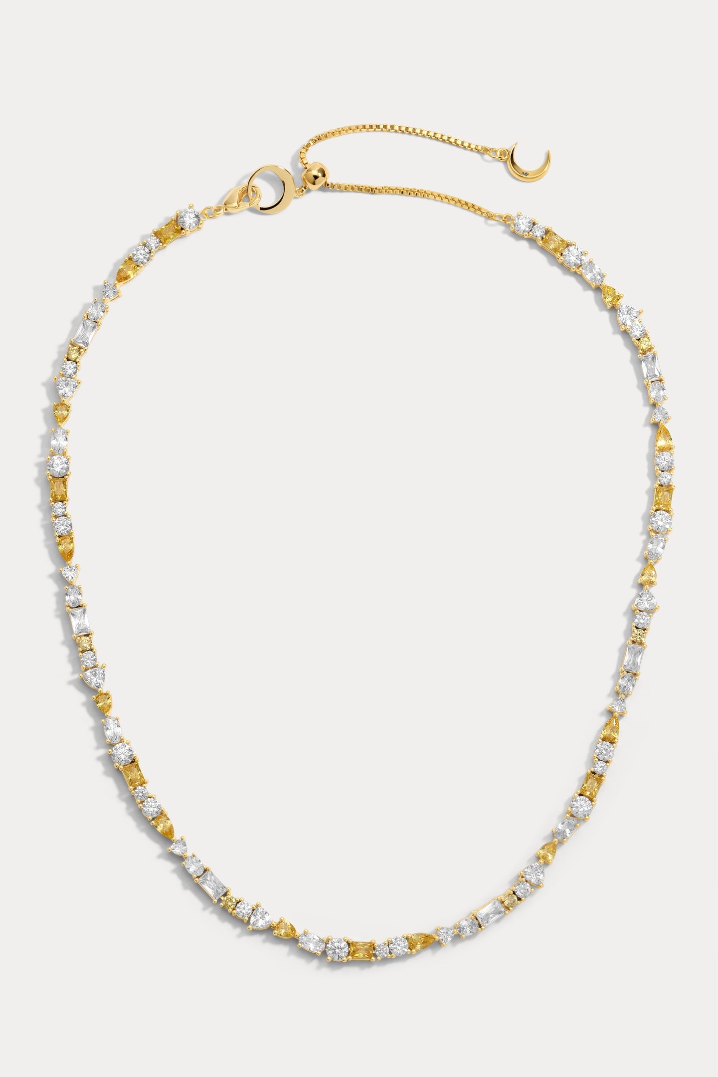 Yellow Sapphire Mavis Tennis Necklace