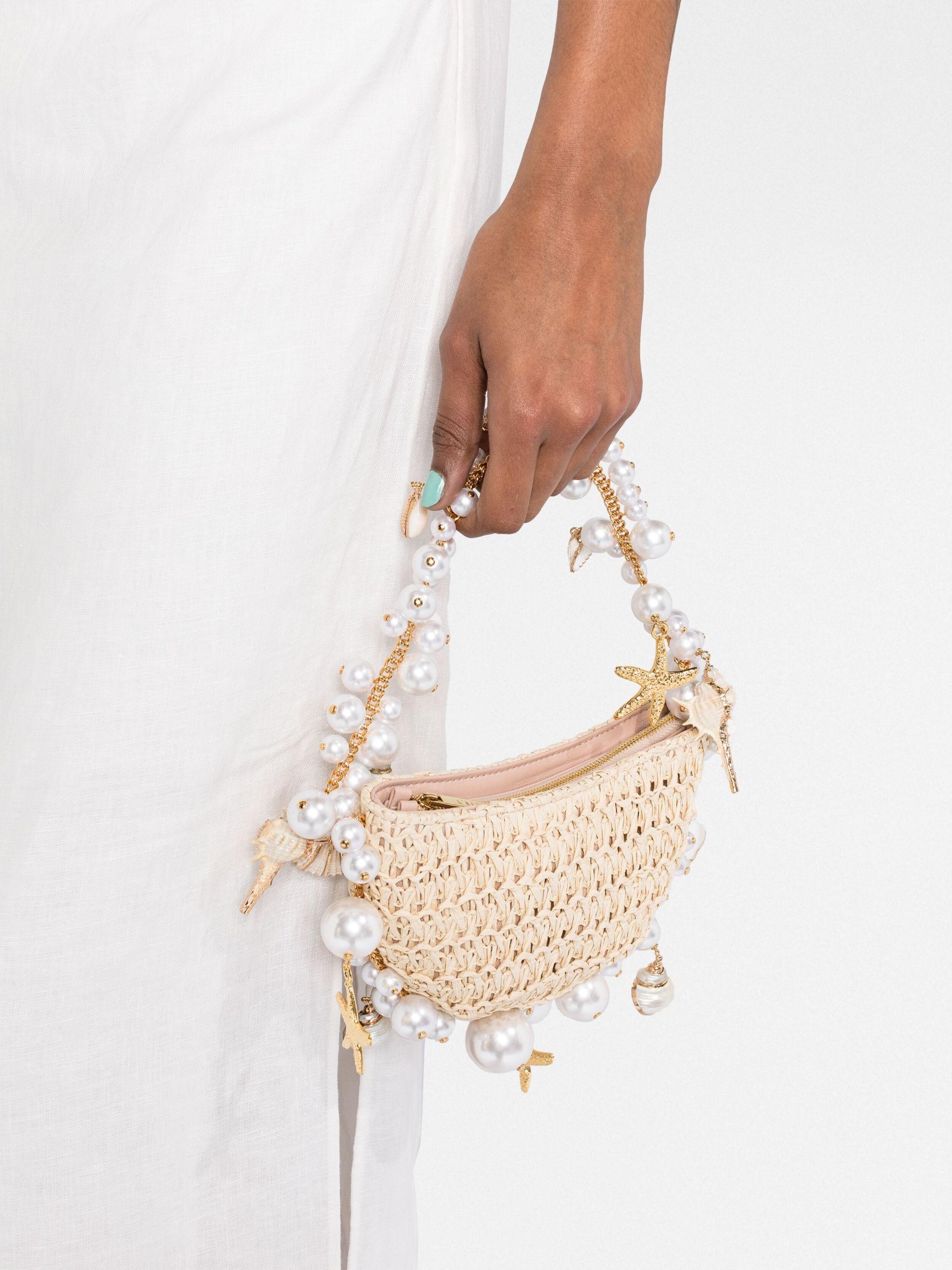 Bahari Raffia Shoulder Bag