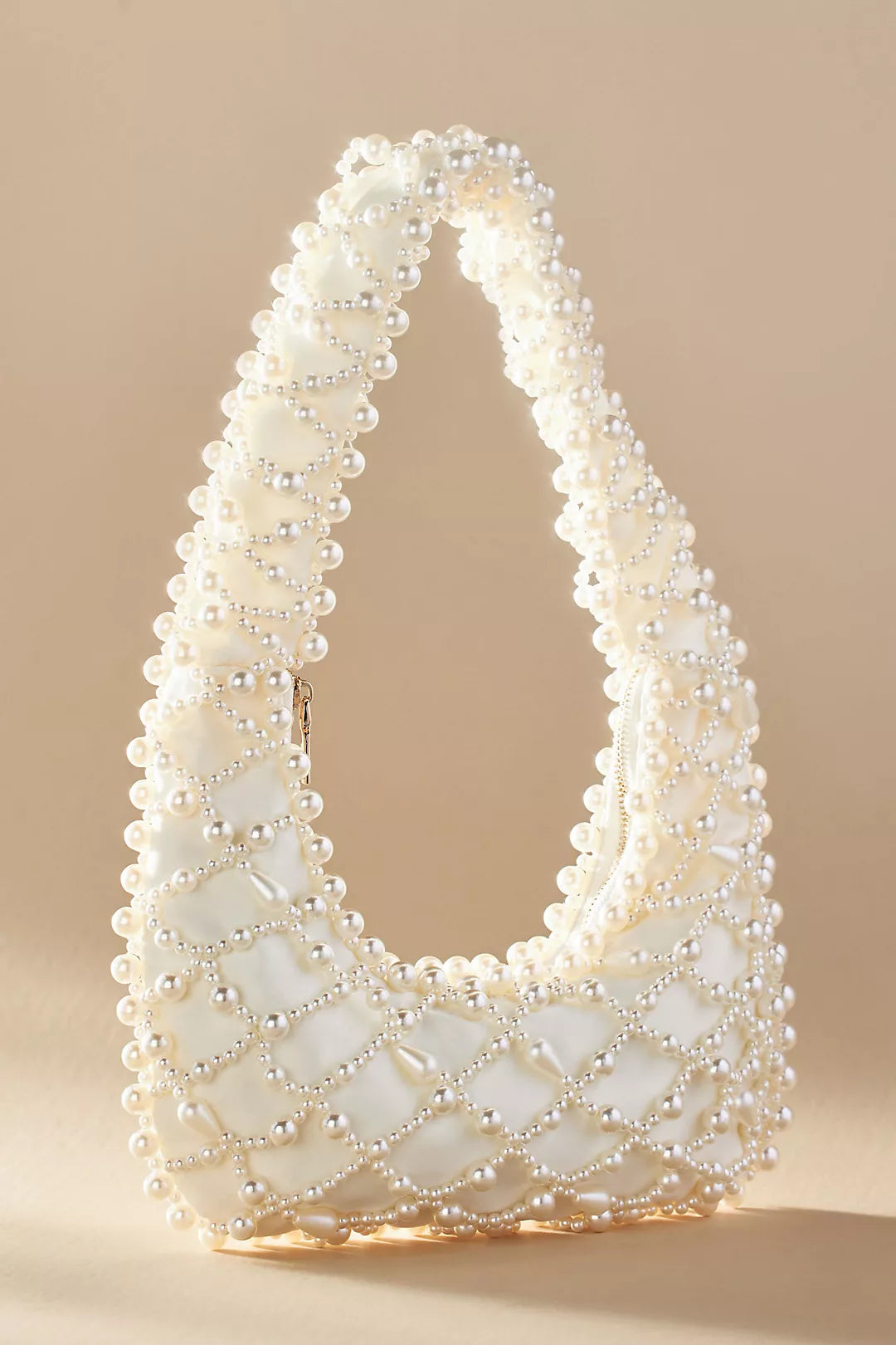 Satin Pearl Handbag