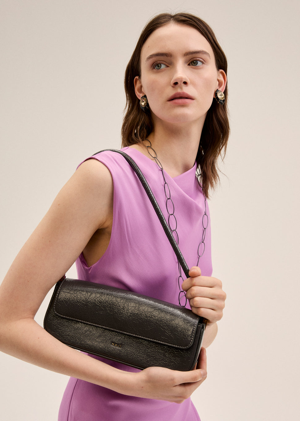 Black Naomi Shoulder Bag