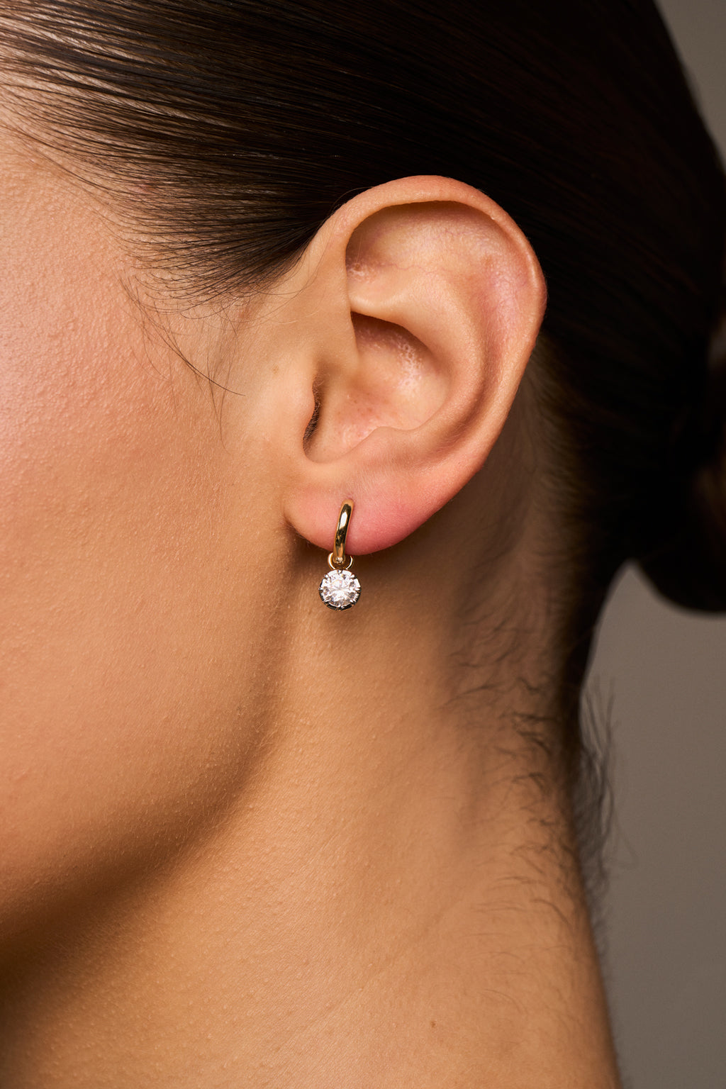 Petite Celeste Charm Huggies