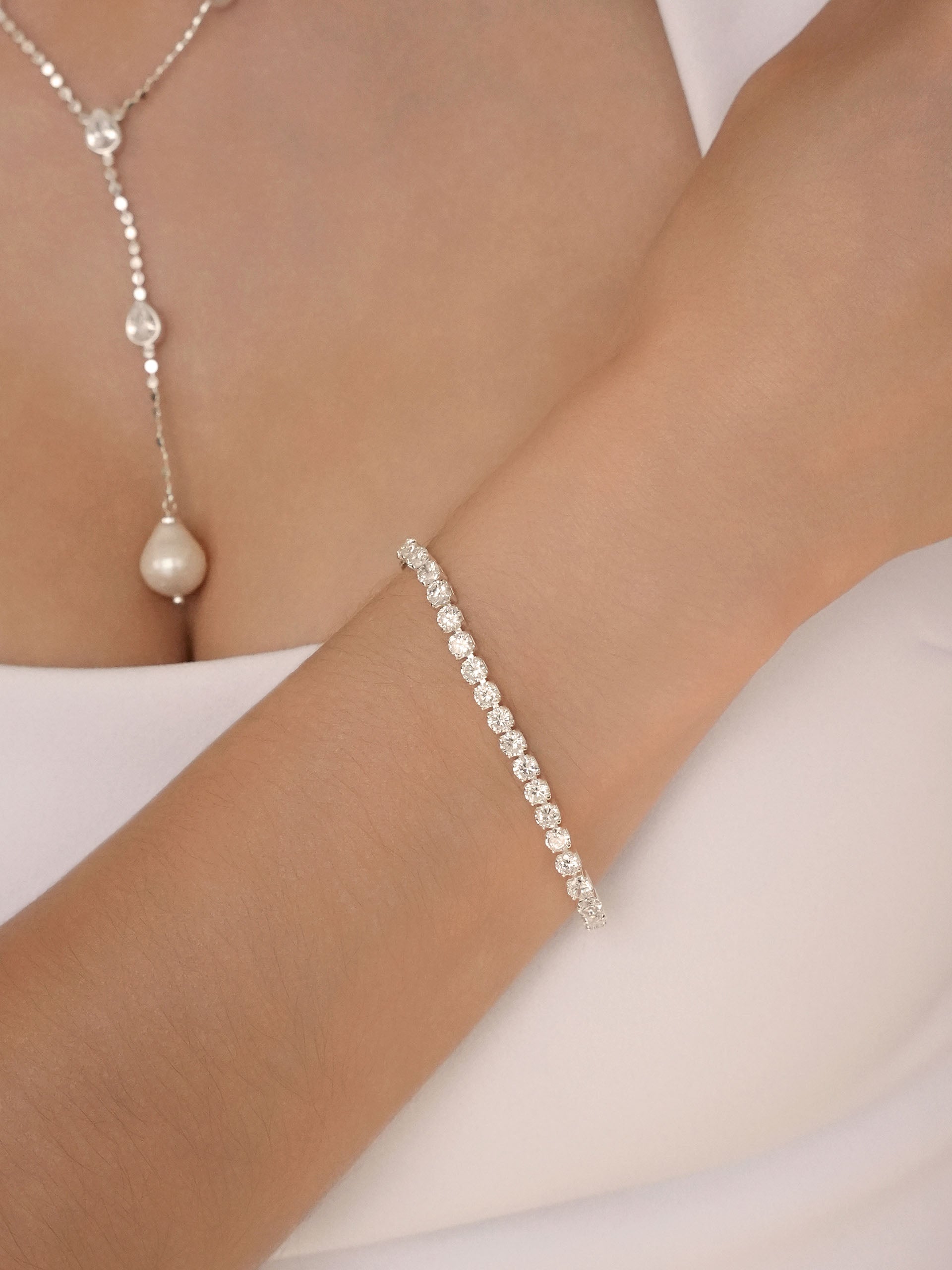 Single Row Tennis Bracelet-6