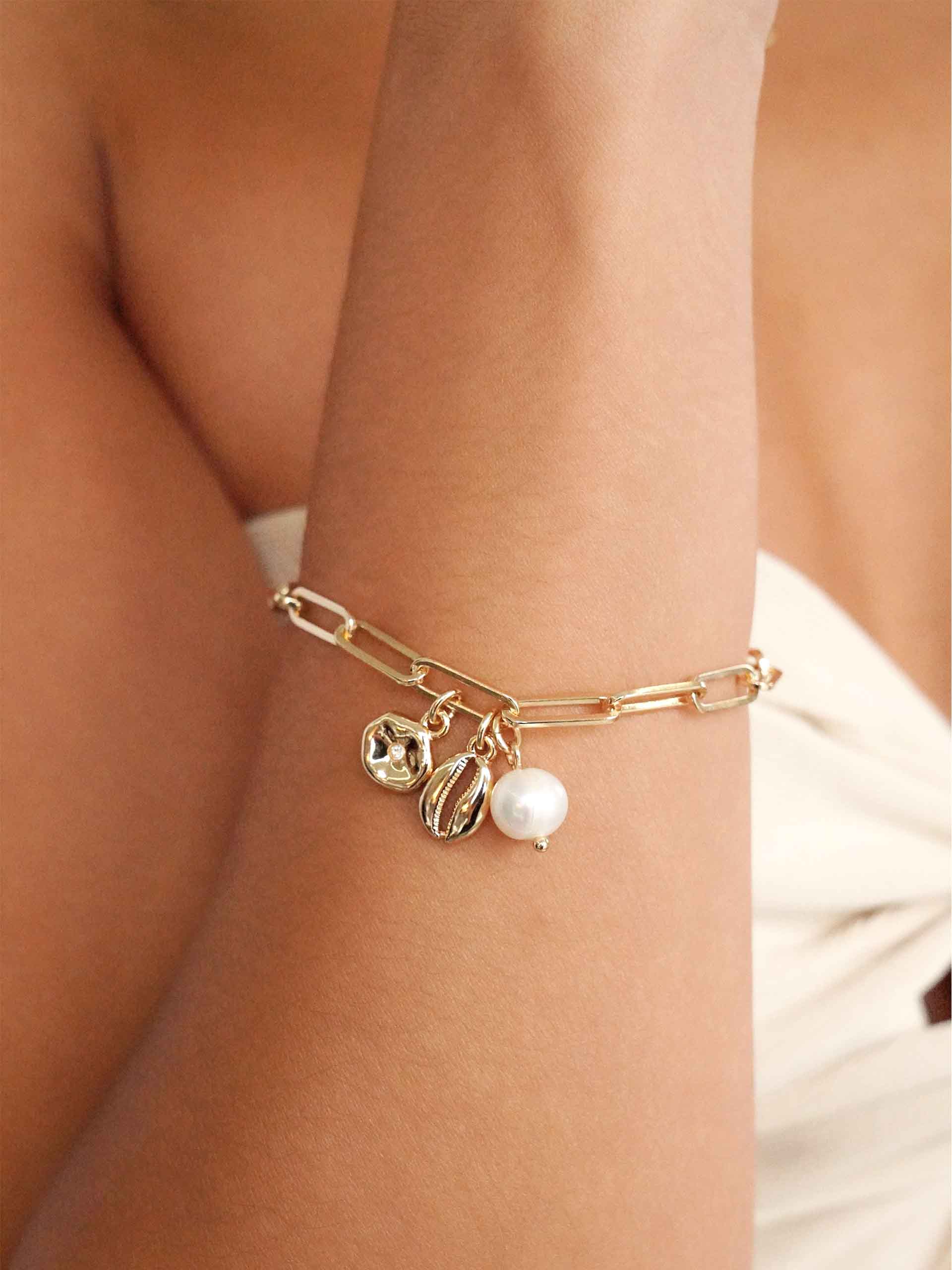Golden Shore Charm Bracelet-2
