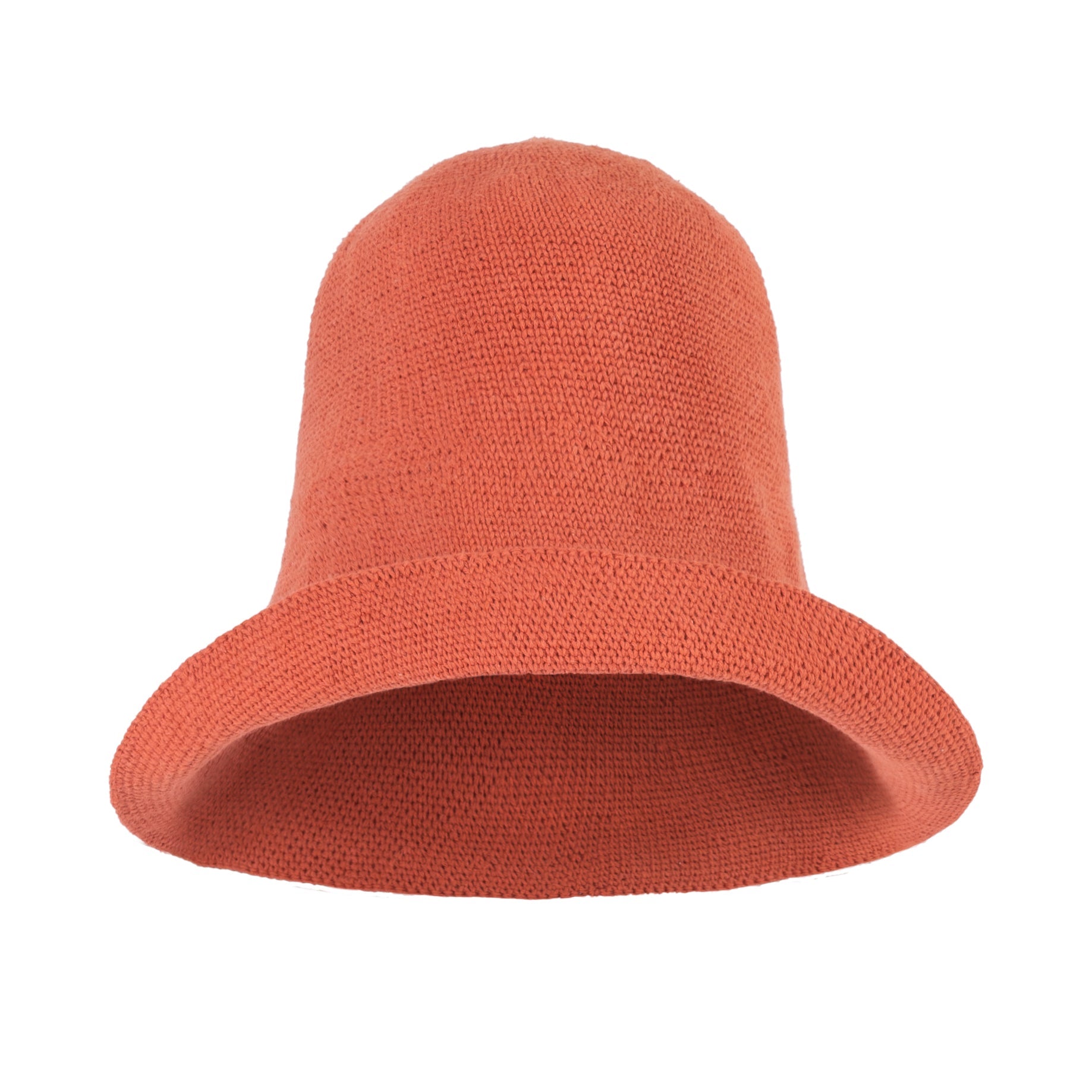 Bloom Crochet Hat In Burnt Sienna-4