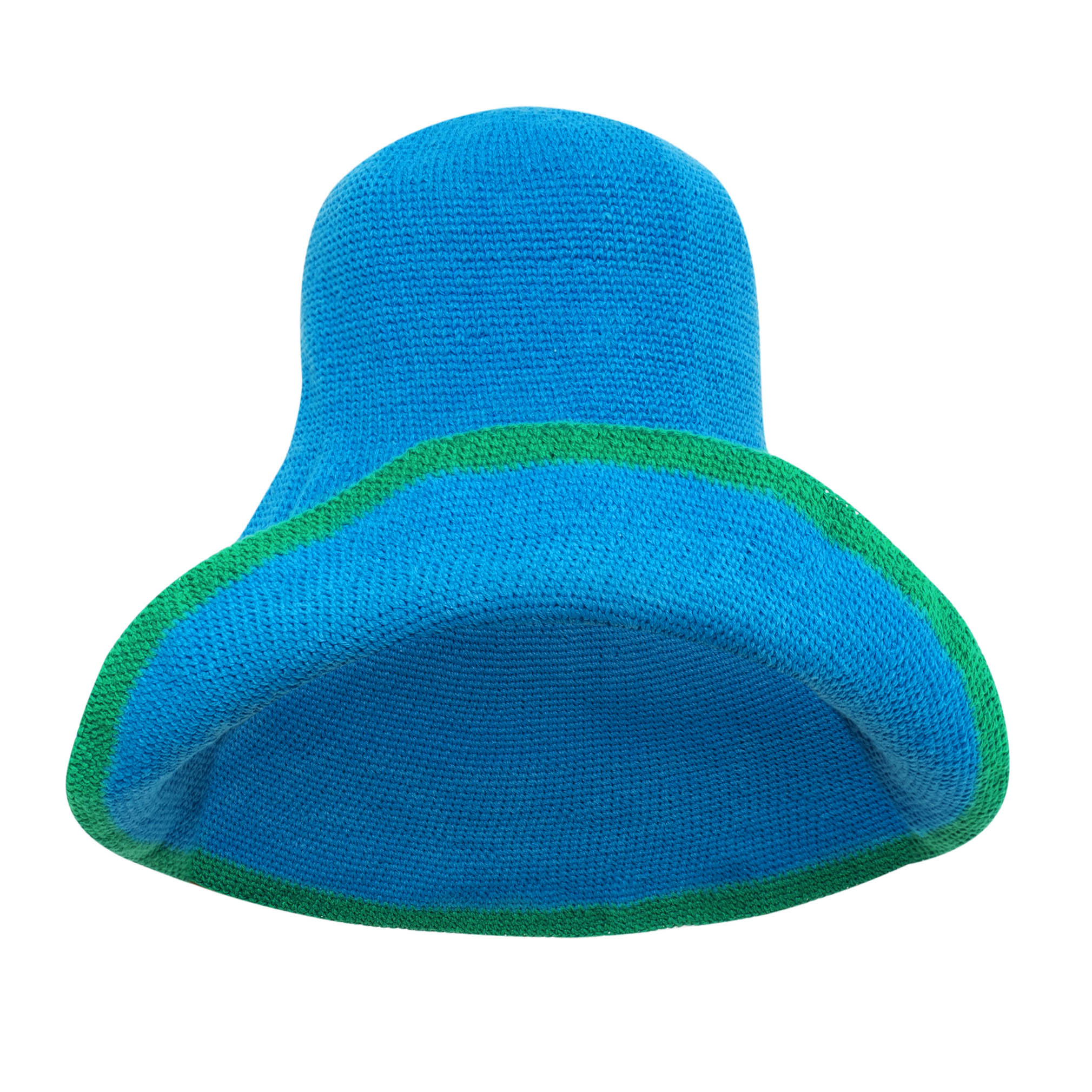 Bloom Line Crochet Sun Hat, in Mosaic Blue-4
