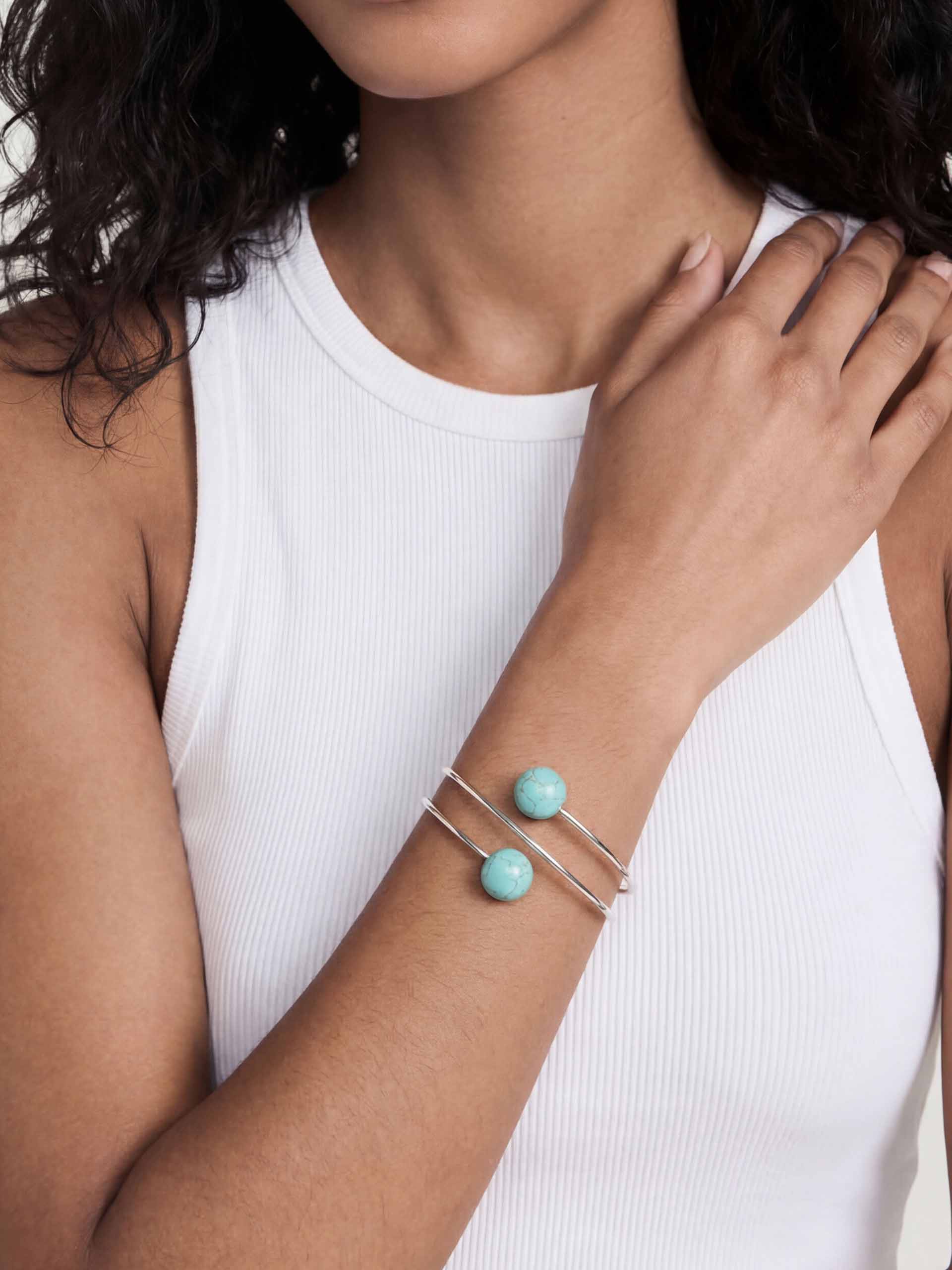 Summer Escape Turquoise Cuff-11
