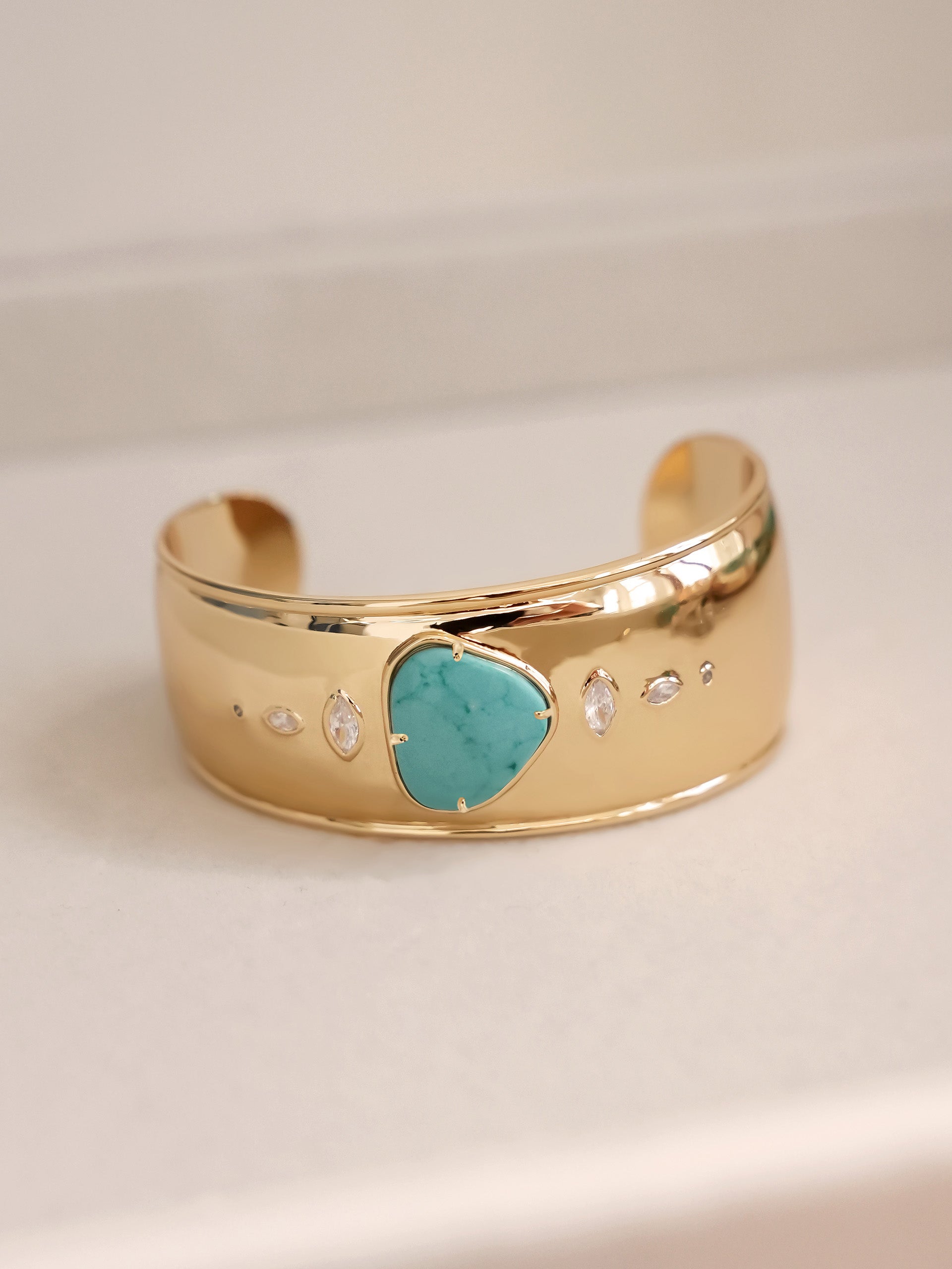 Turquoise Solstice Thick Cuff-4