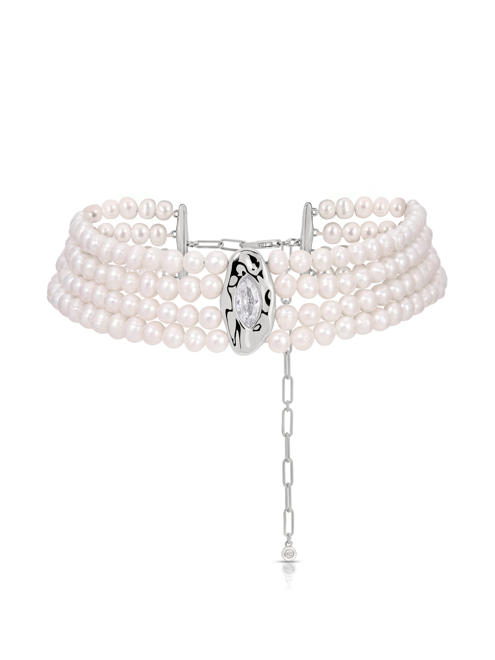 Freshwater Pearl Luxe Choker-7