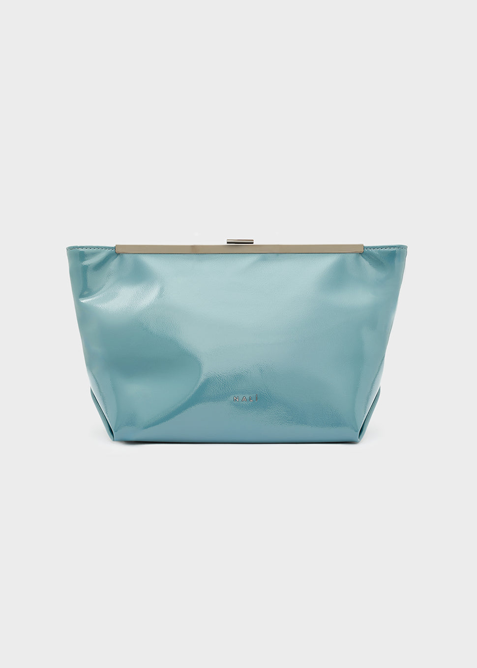 Lea Glossy Patent Leather Clutch