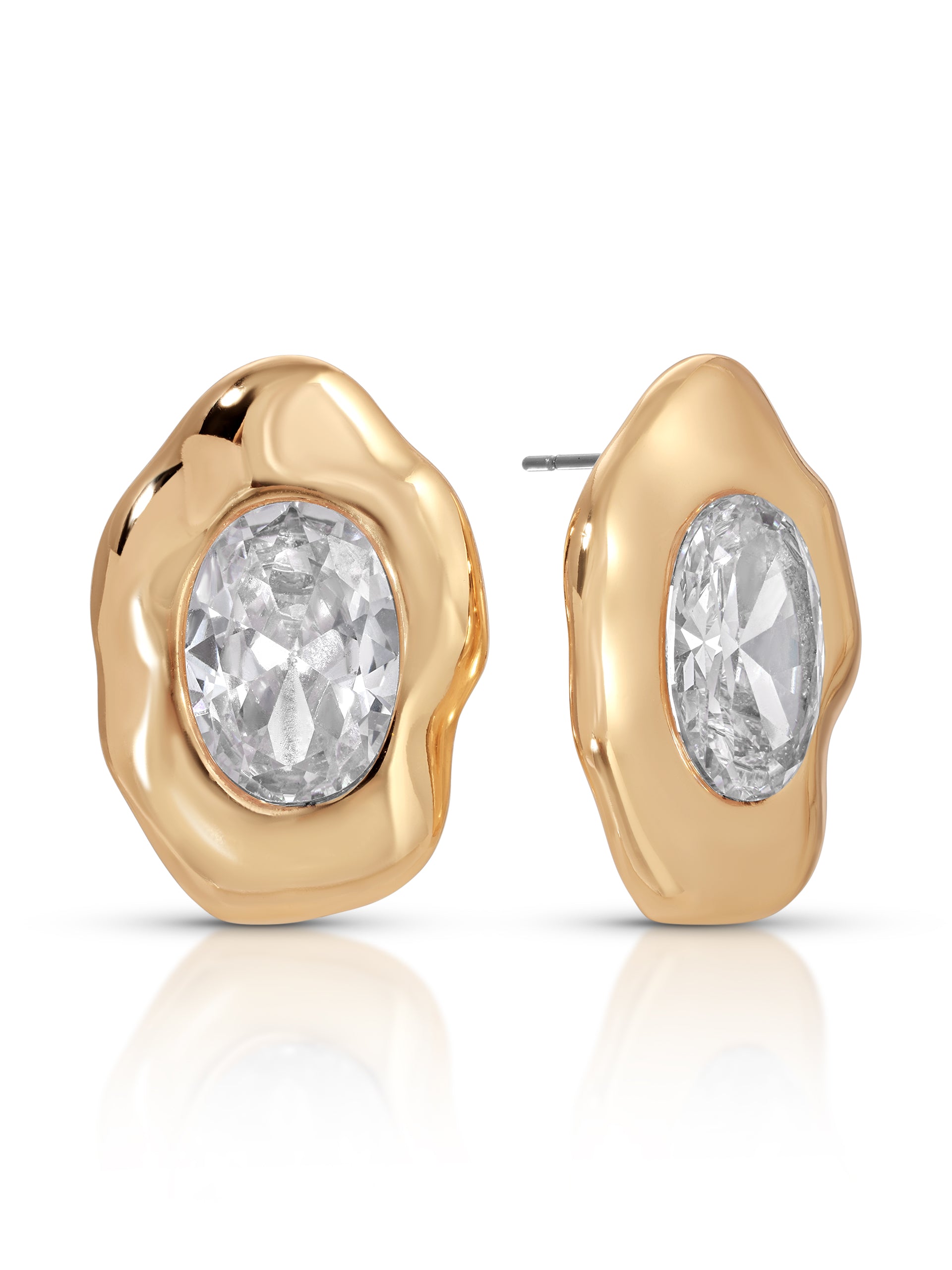 Molten Glow Crystal Studs-5