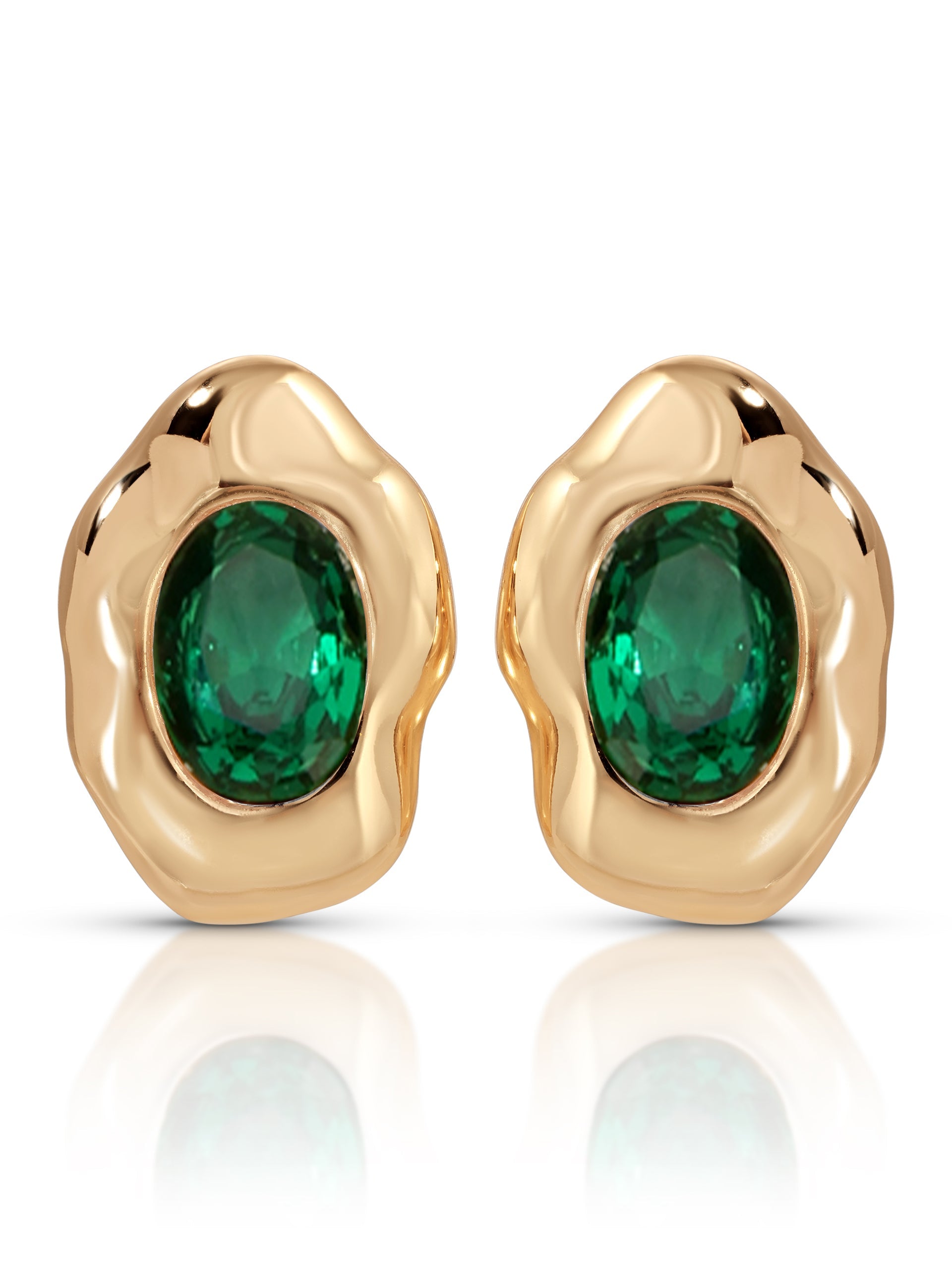 Molten Glow Crystal Studs-7