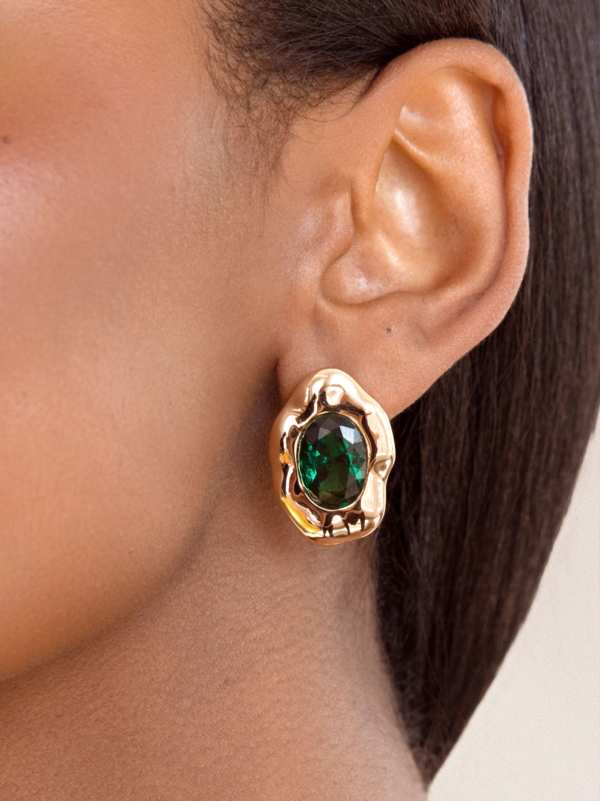 Molten Glow Crystal Studs-8
