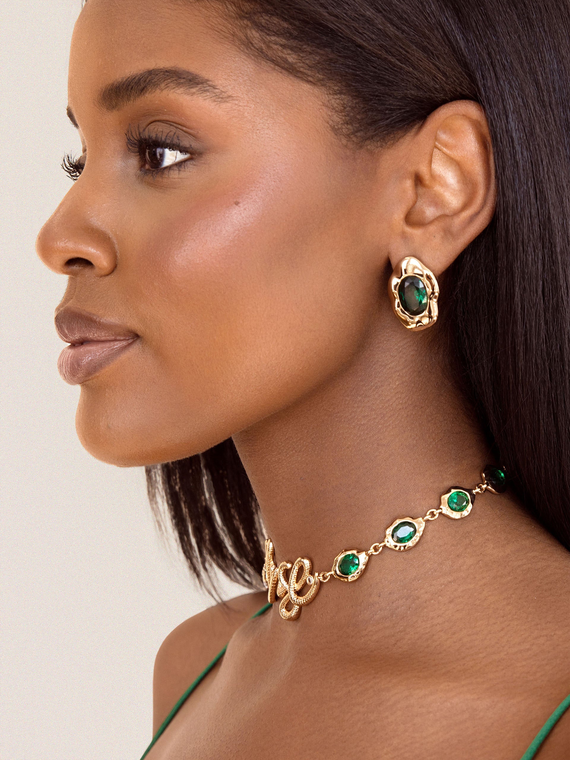 Molten Glow Crystal Studs-12