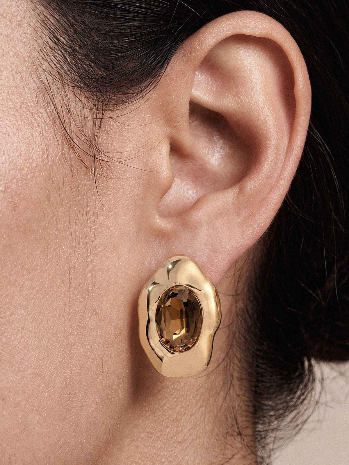 Molten Glow Crystal Studs-14