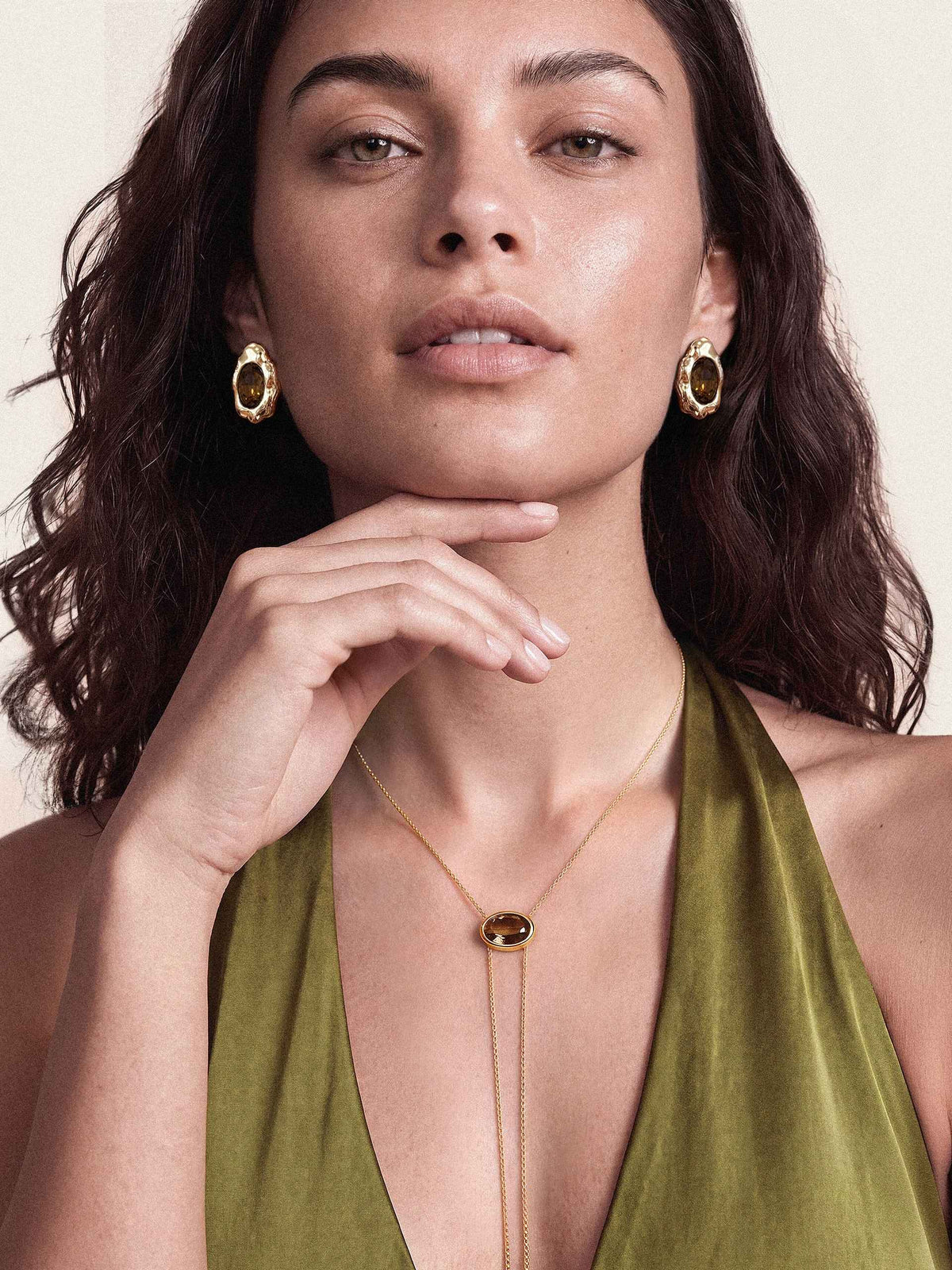 Molten Glow Crystal Studs-16