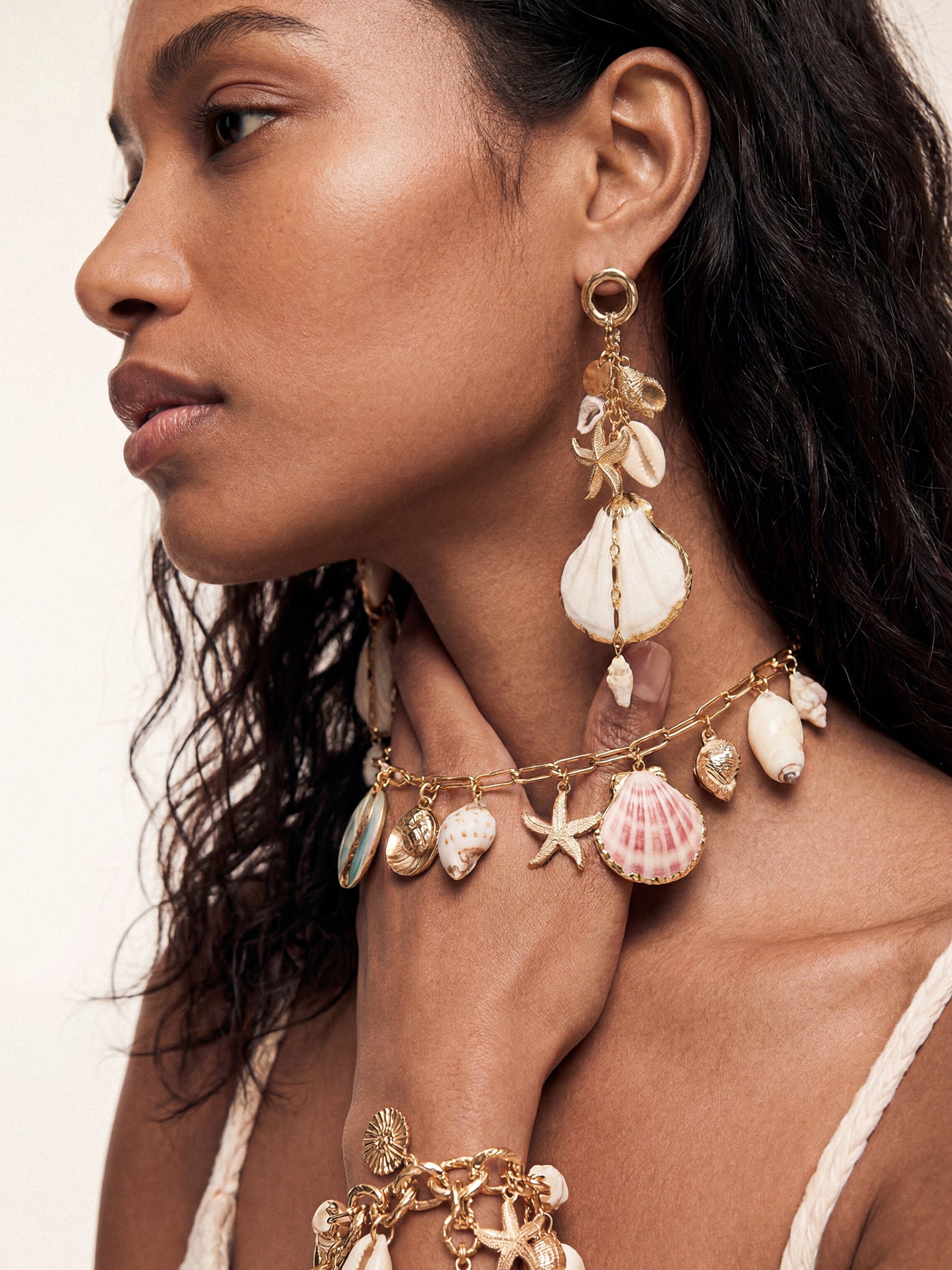 Private Island Assorted Shell Necklace-8