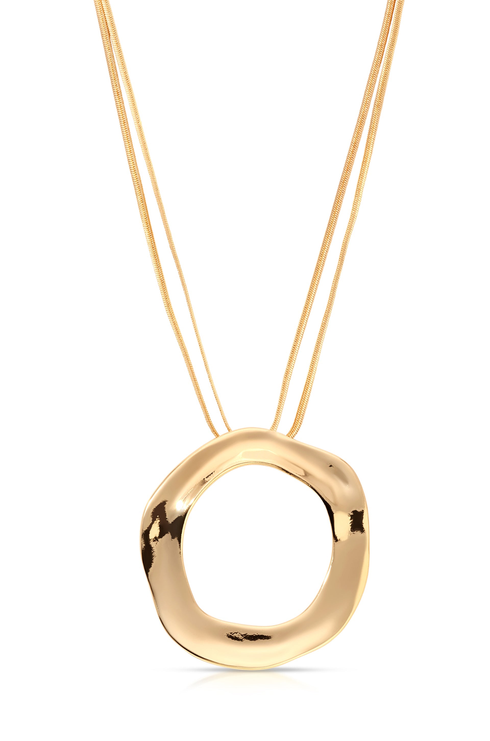 Open Circle Necklace-1