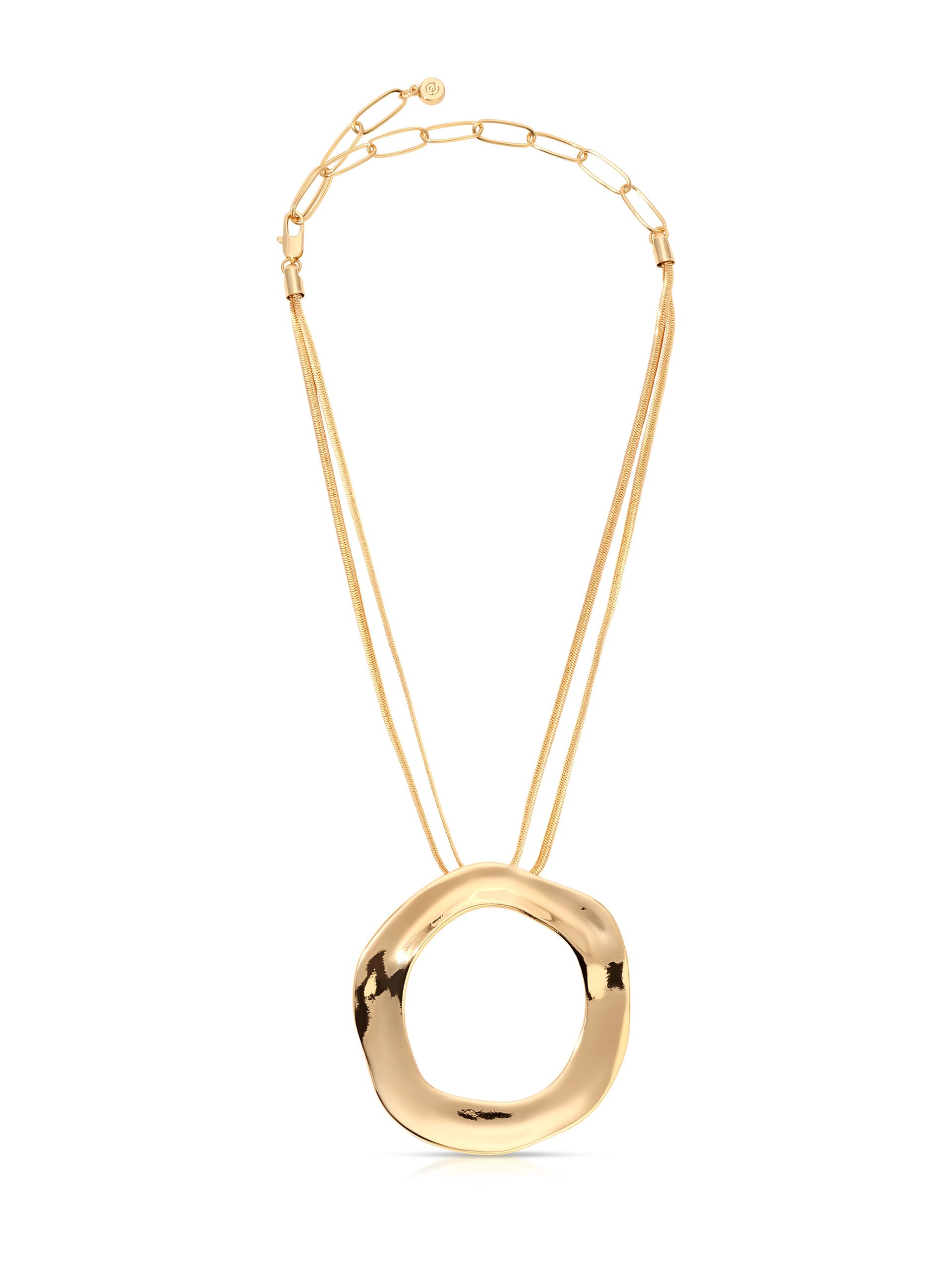 Open Circle Necklace-2