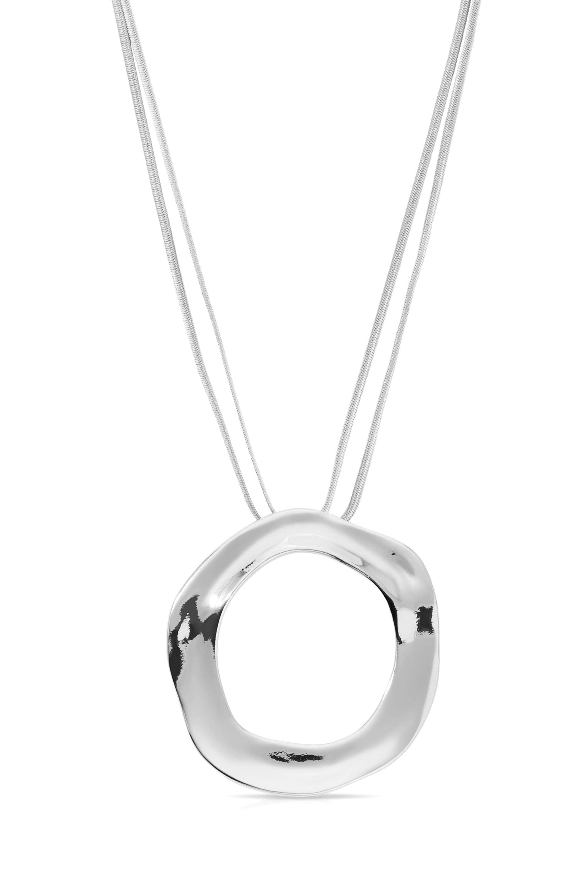 Open Circle Necklace-11
