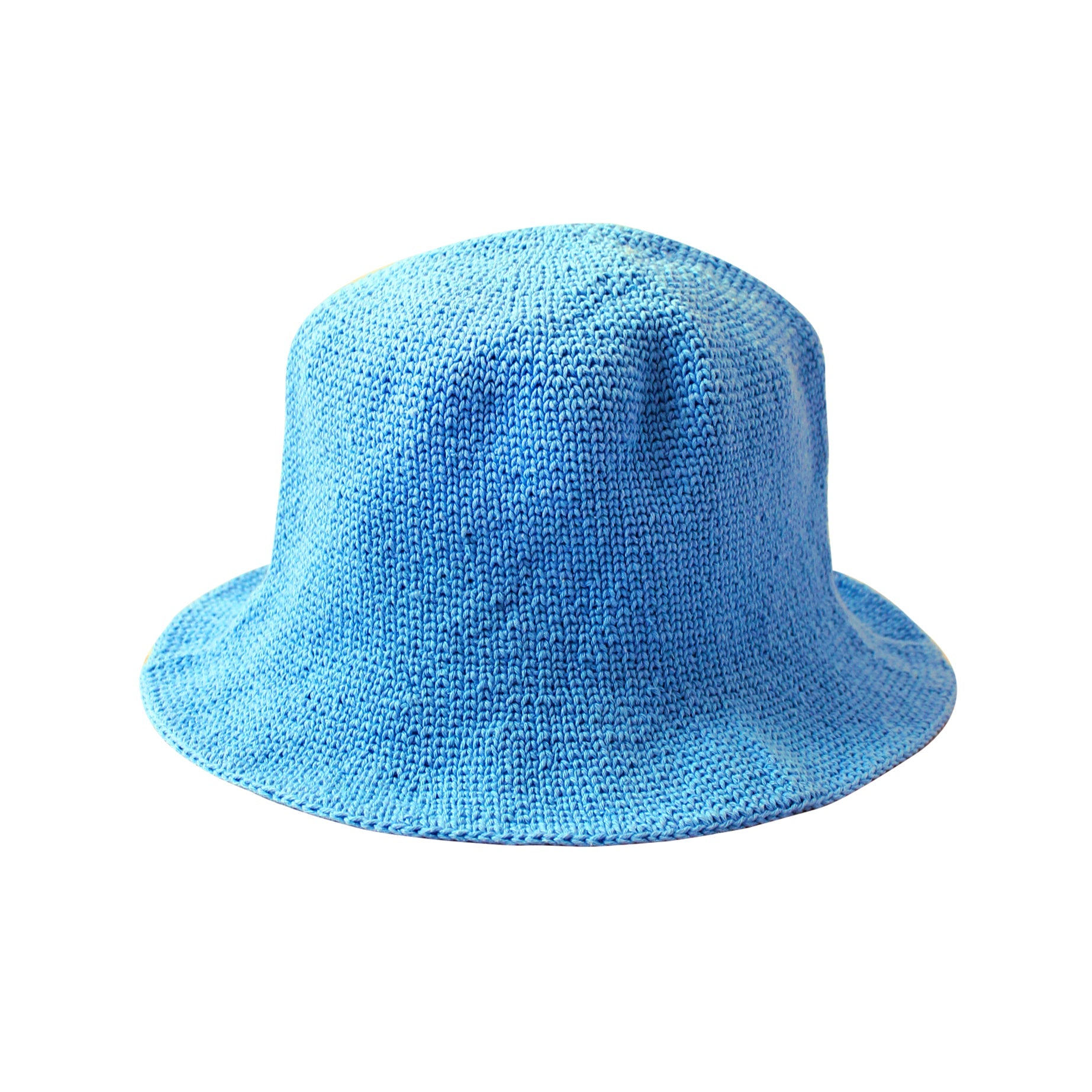 Florette Crochet Bucket Hat In Periwinkle Blue-4
