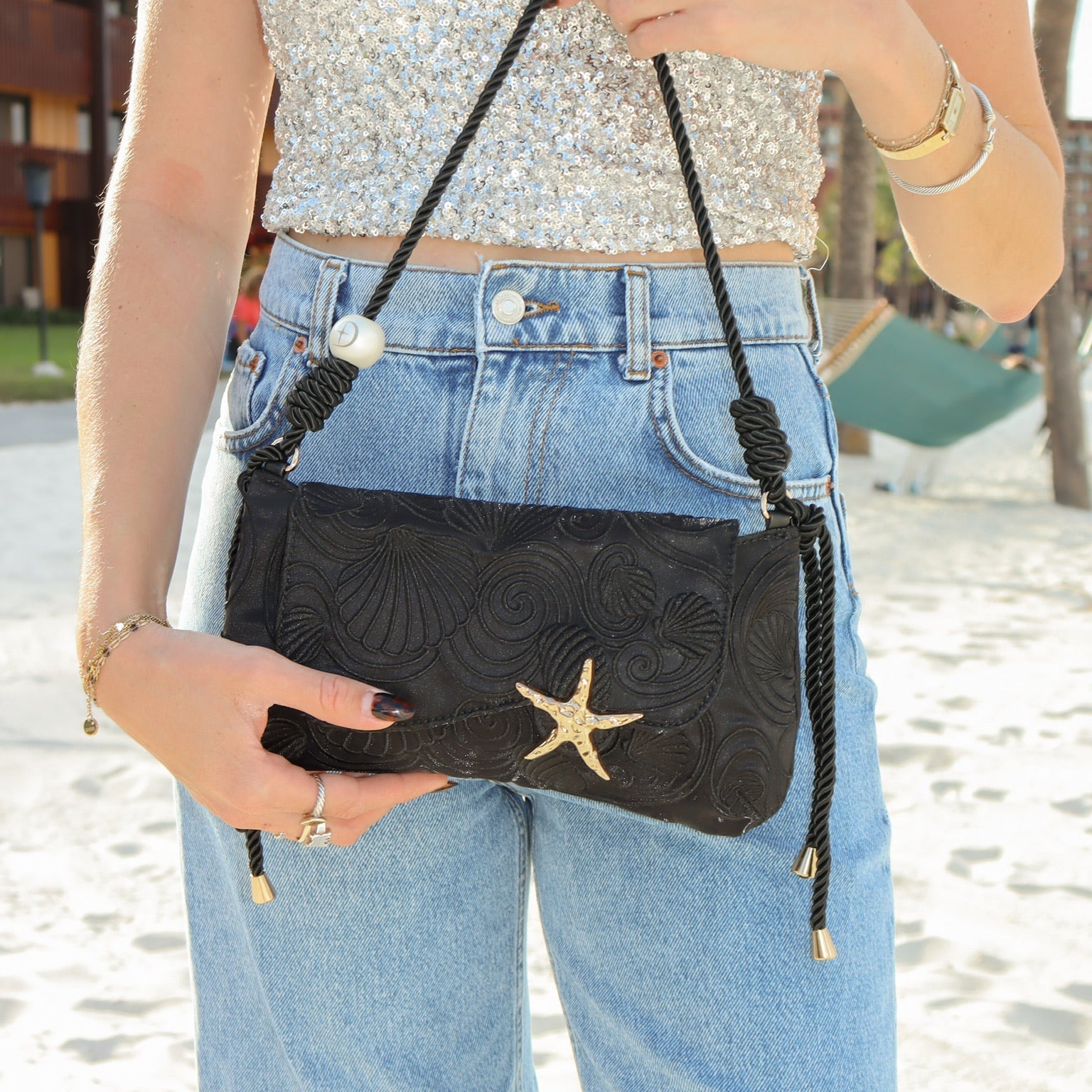 Eternal Afterglow Midnight Shoulder Bag-5