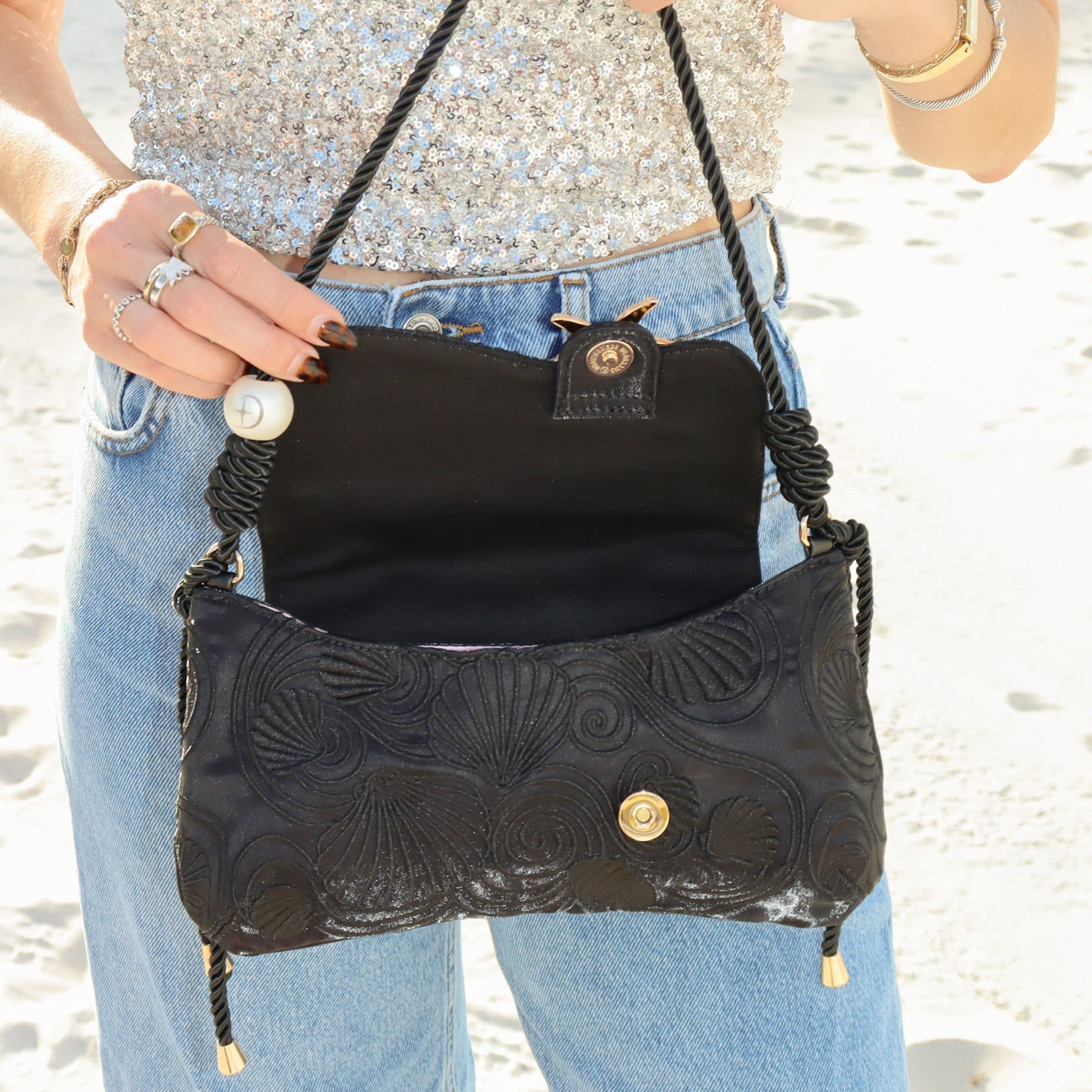 Eternal Afterglow Midnight Shoulder Bag-6