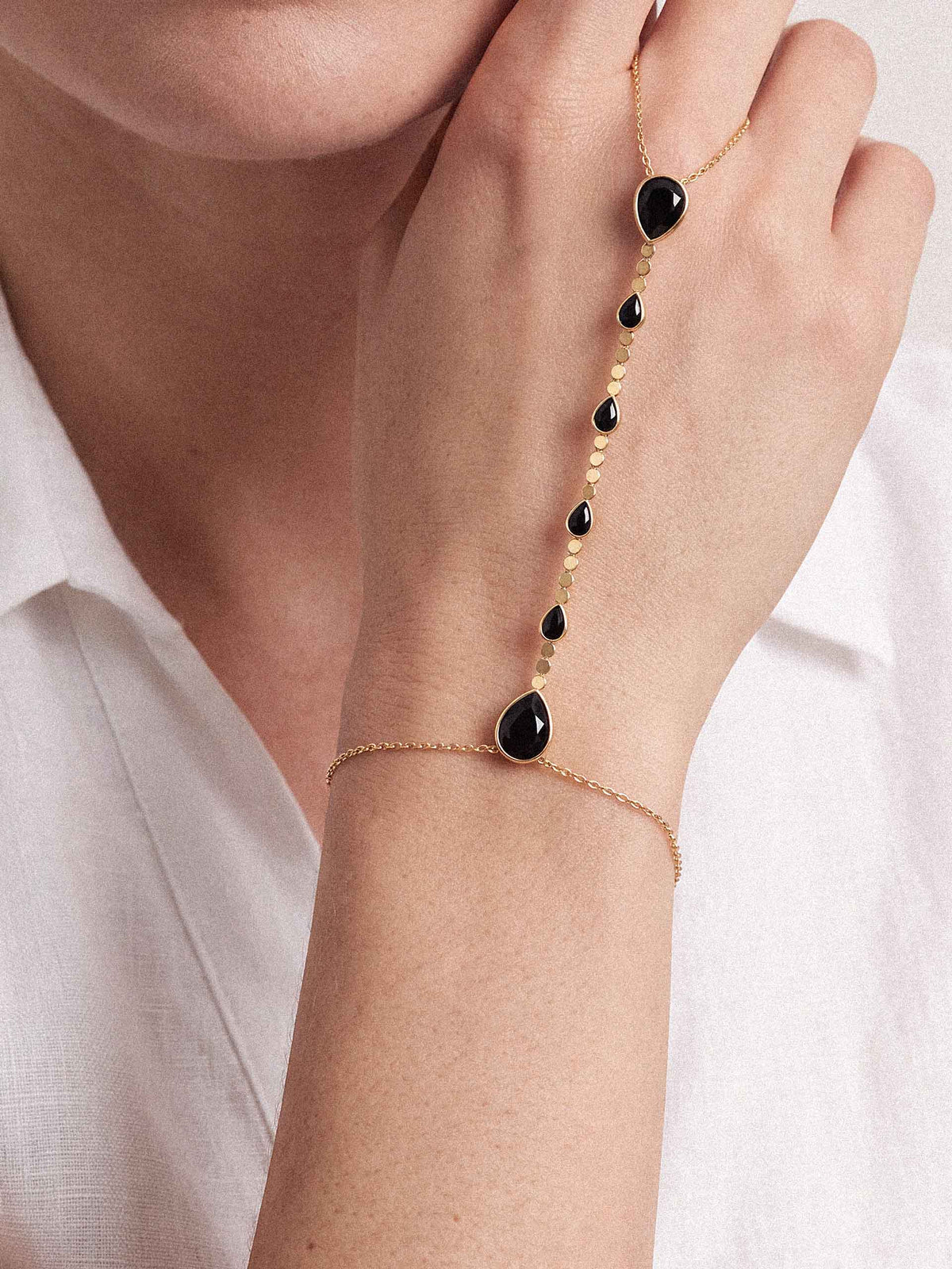 Dripping Crystal Hand Chain-9