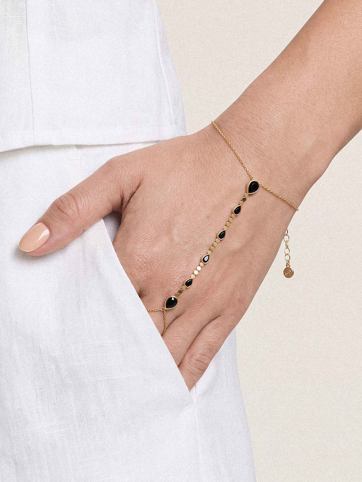 Dripping Crystal Hand Chain-10