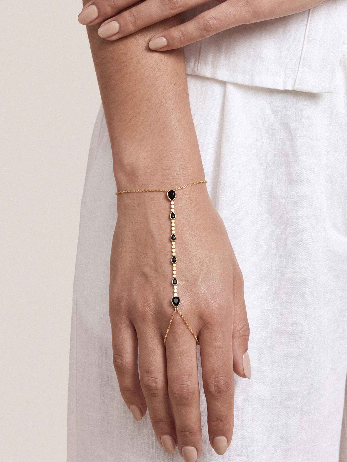 Dripping Crystal Hand Chain-11