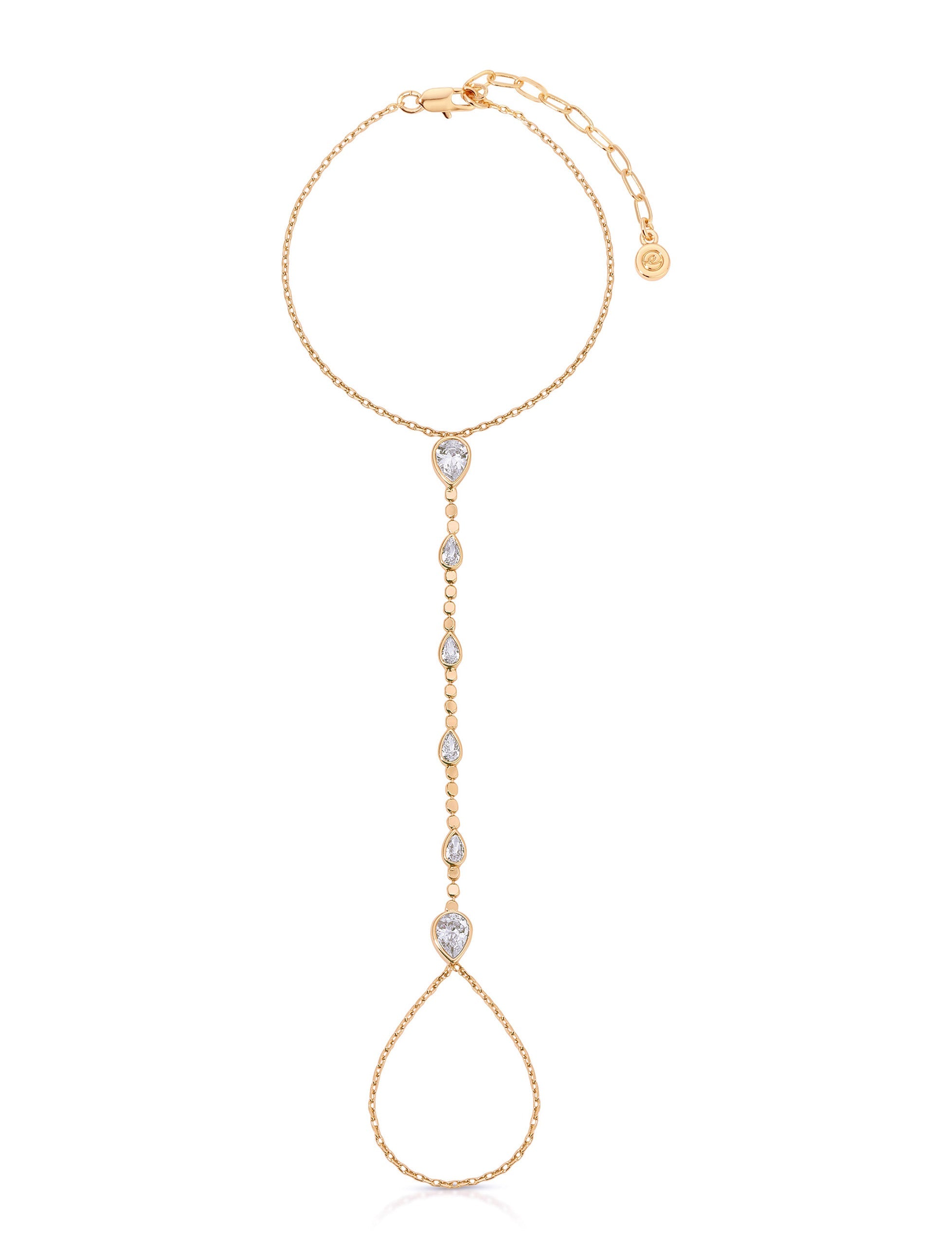 Dripping Crystal Hand Chain-1
